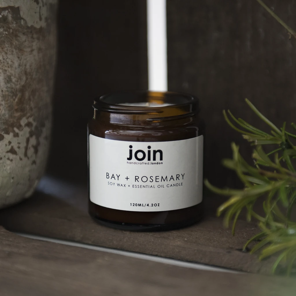 Bay + Rosemary 120ml/4.2oz Candle
