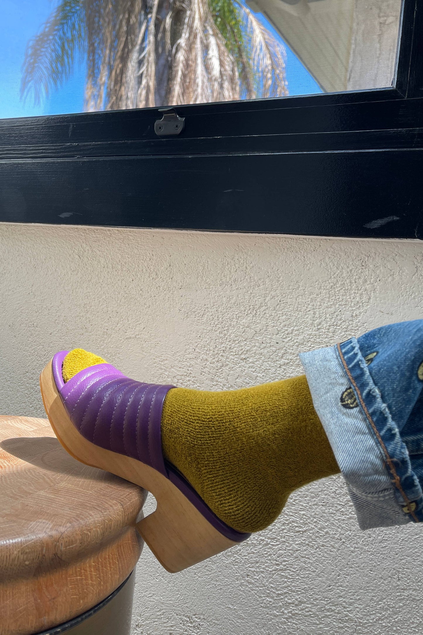 Cloud Socks: Mulberry