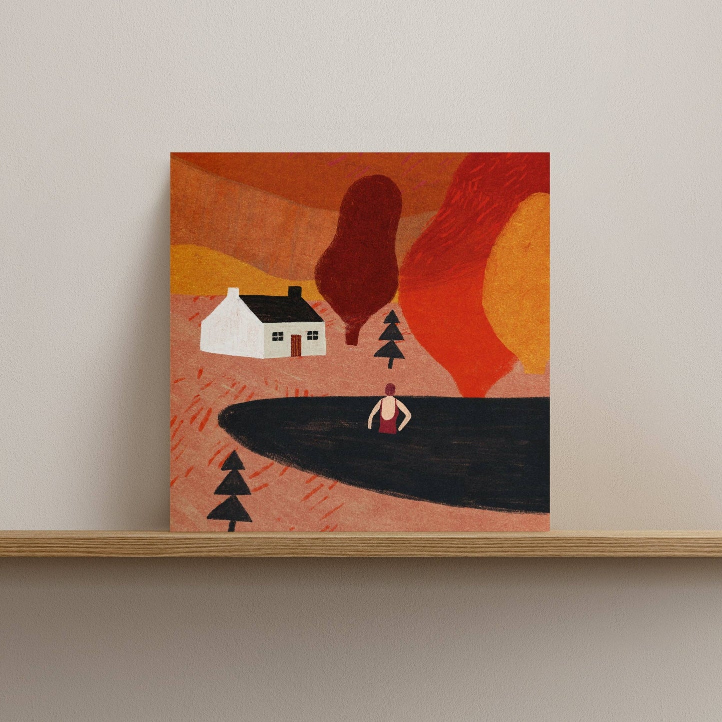 Autumn Dip Greetings Card