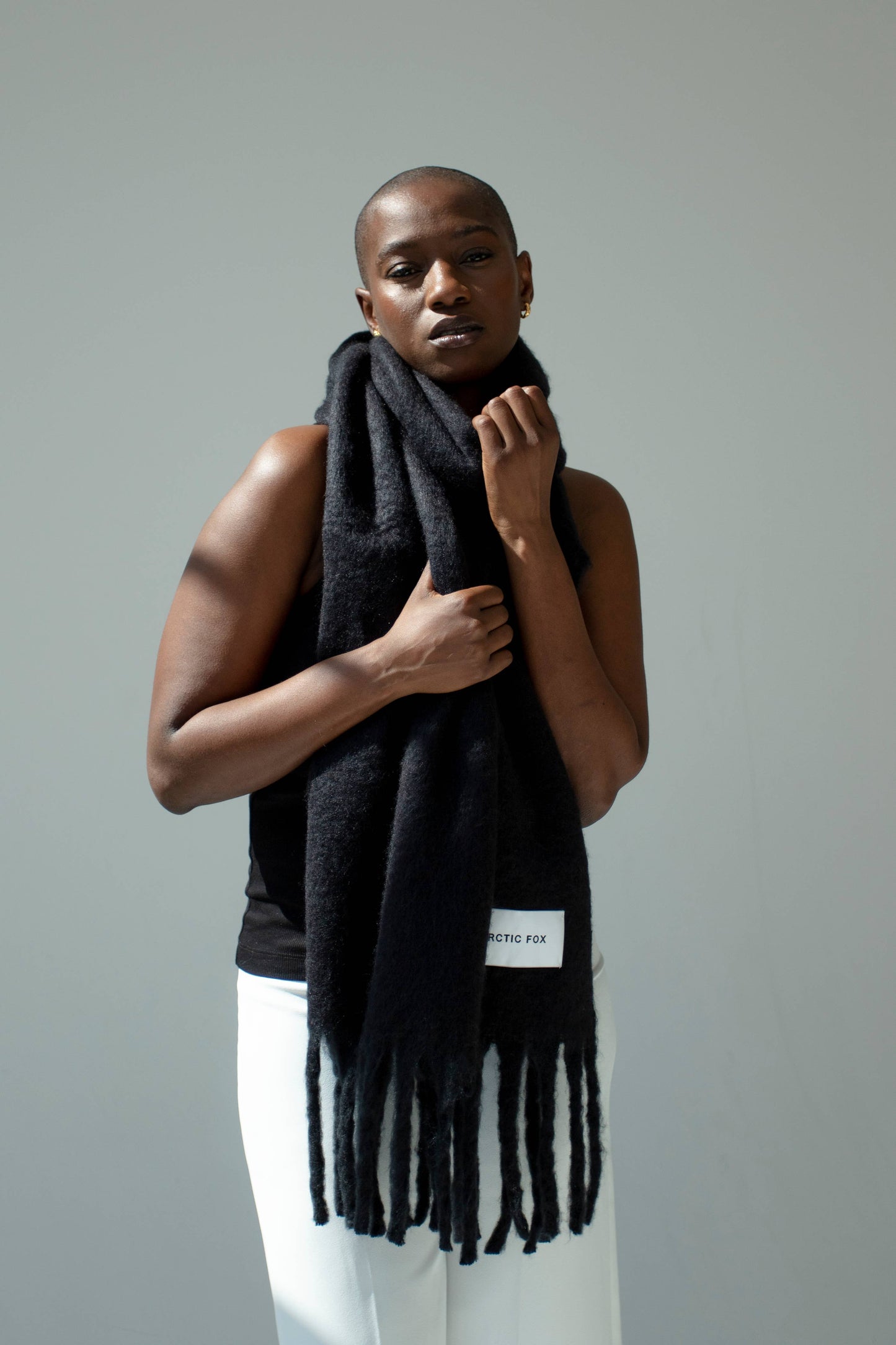 The Reykjavik Scarf - 100% Recycled - Black
