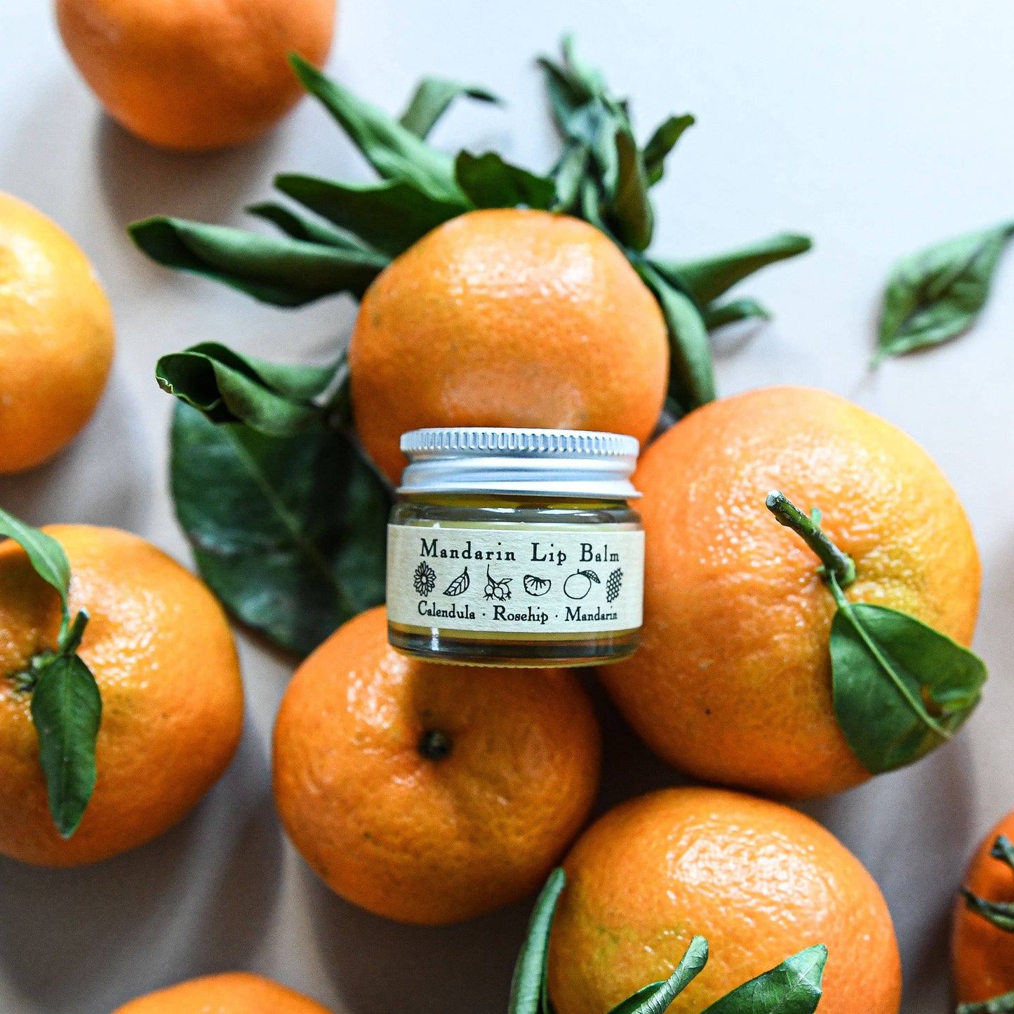Mandarin Lip Balm | Organic Rosehip and Calendula