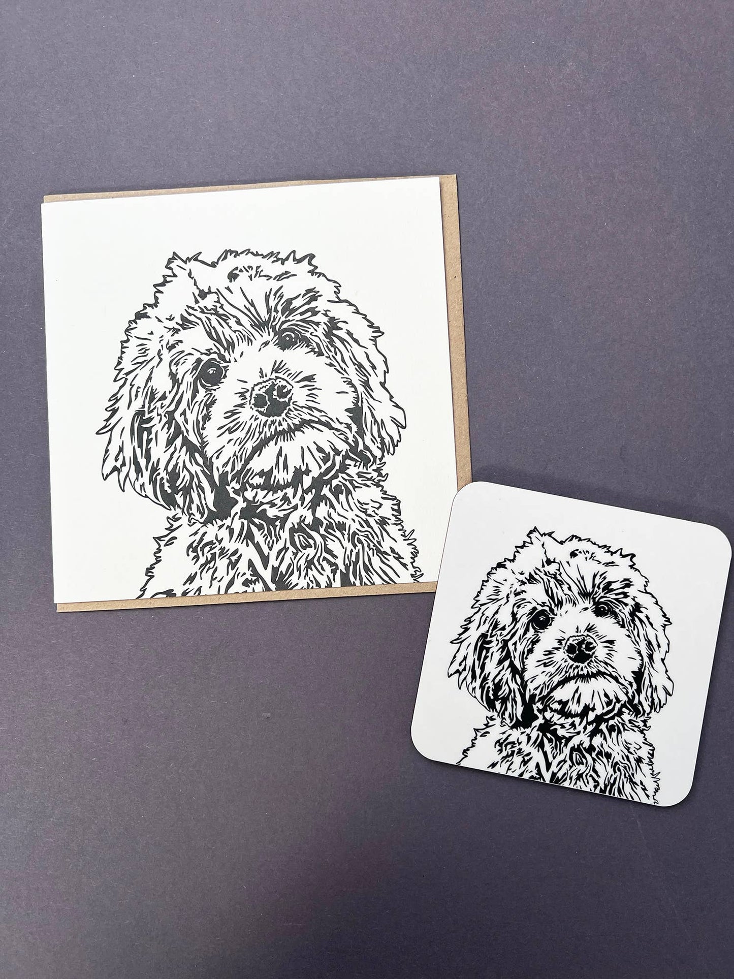 Cockapoo Puppy Card