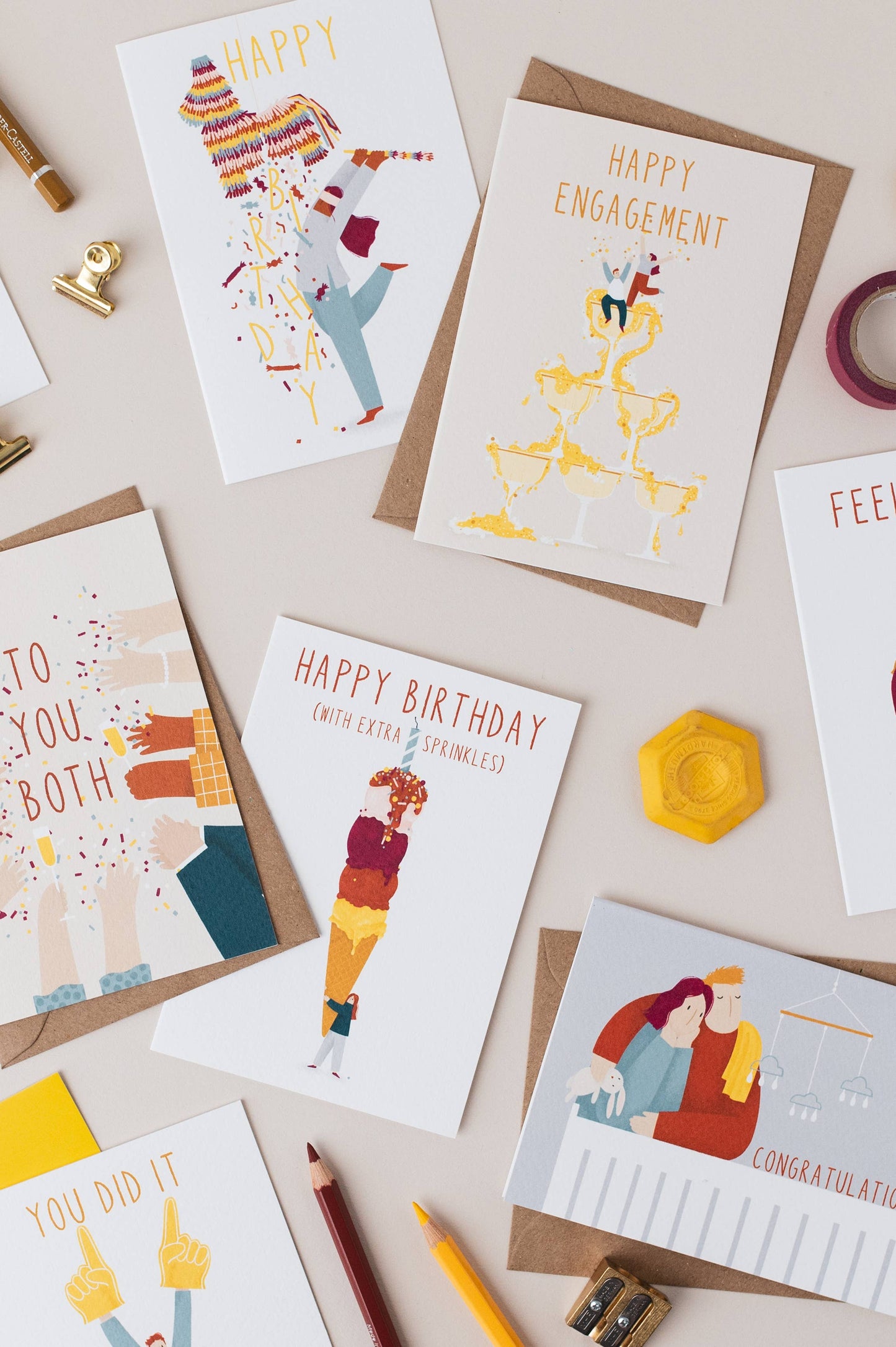 Illustrated Birthday Card