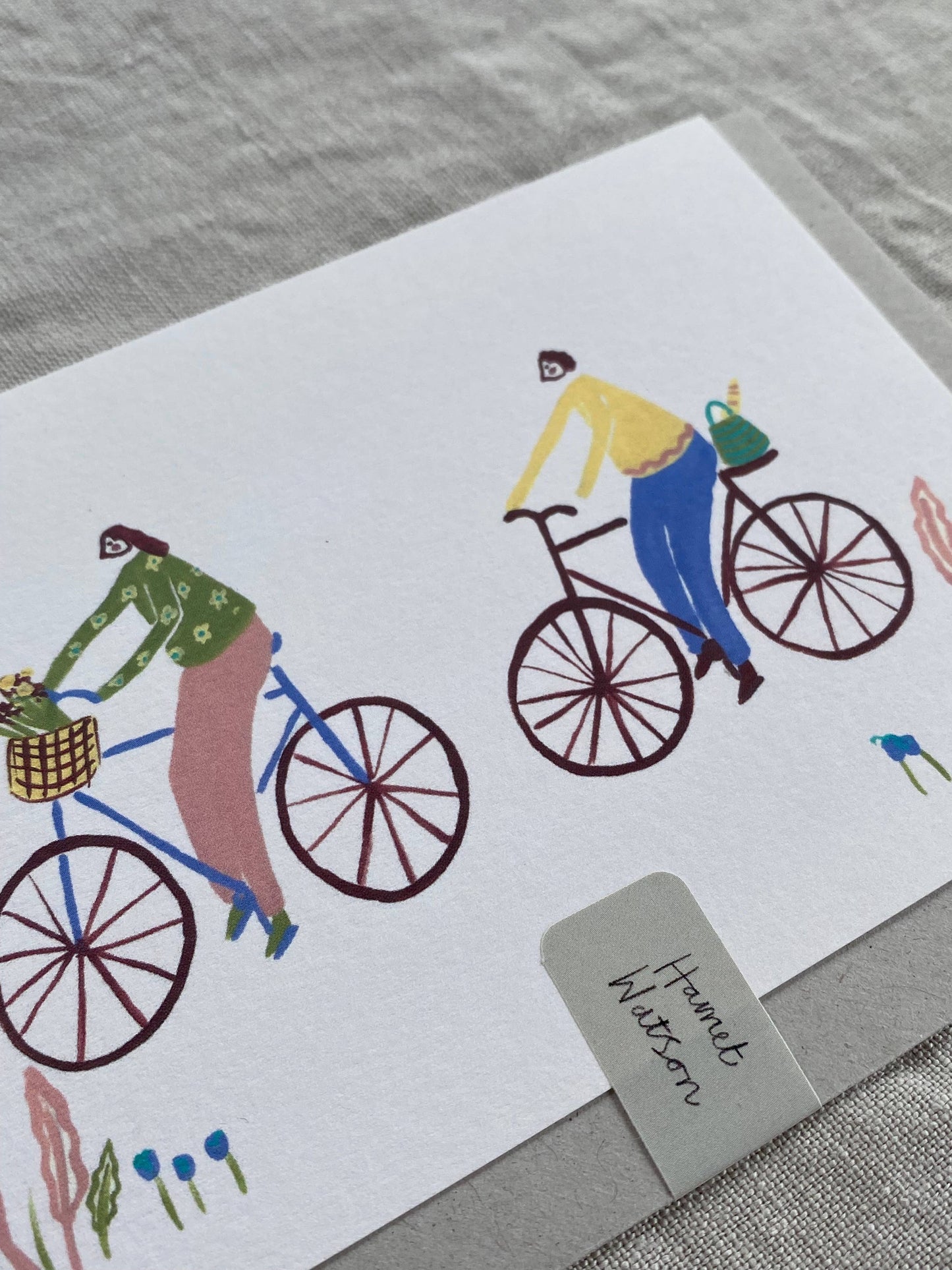Off on a Bike ride card