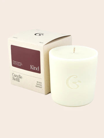 Scented Candle Refill – KIND – Spiced Rose & Soft Musk