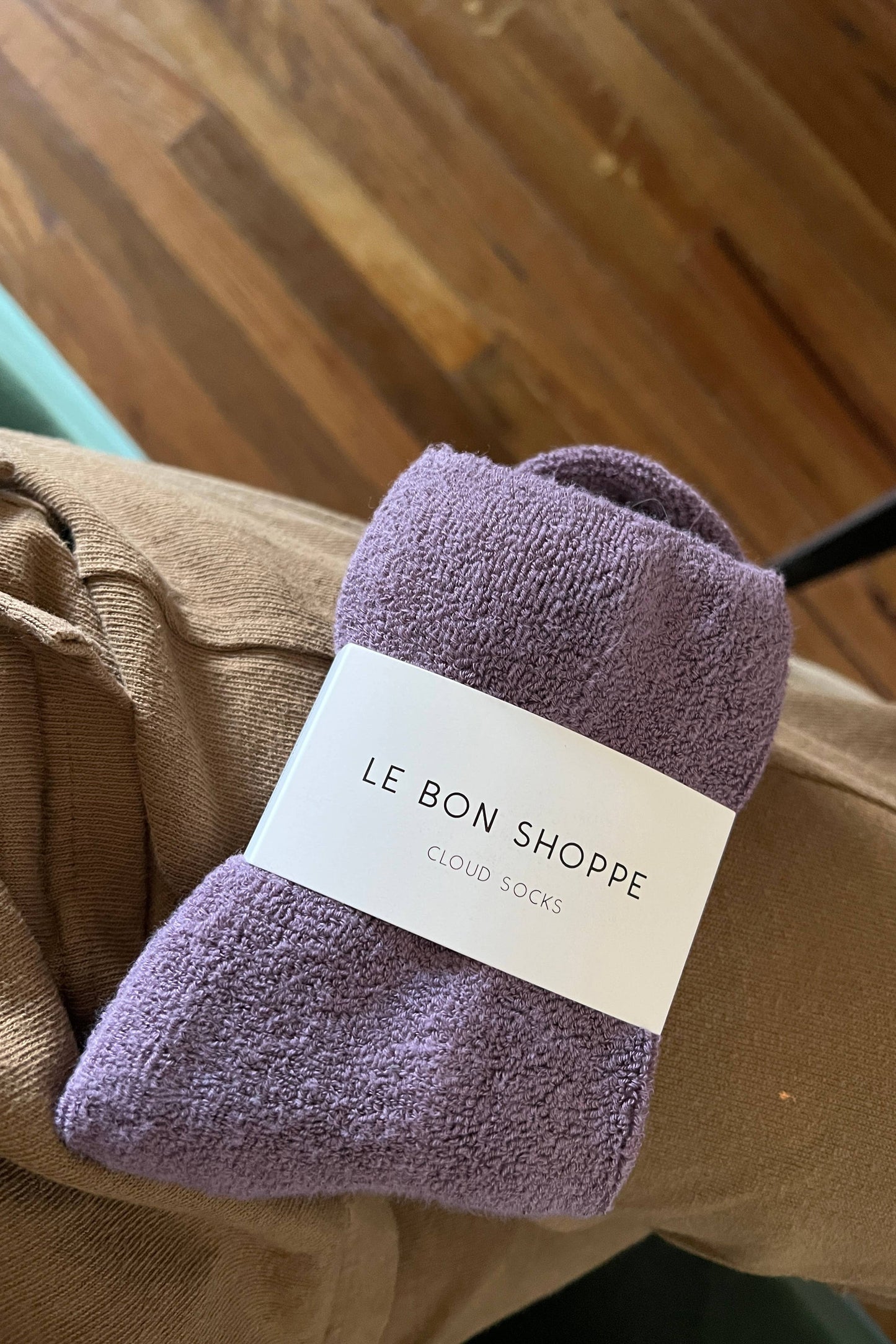 Cloud Socks: Mulberry