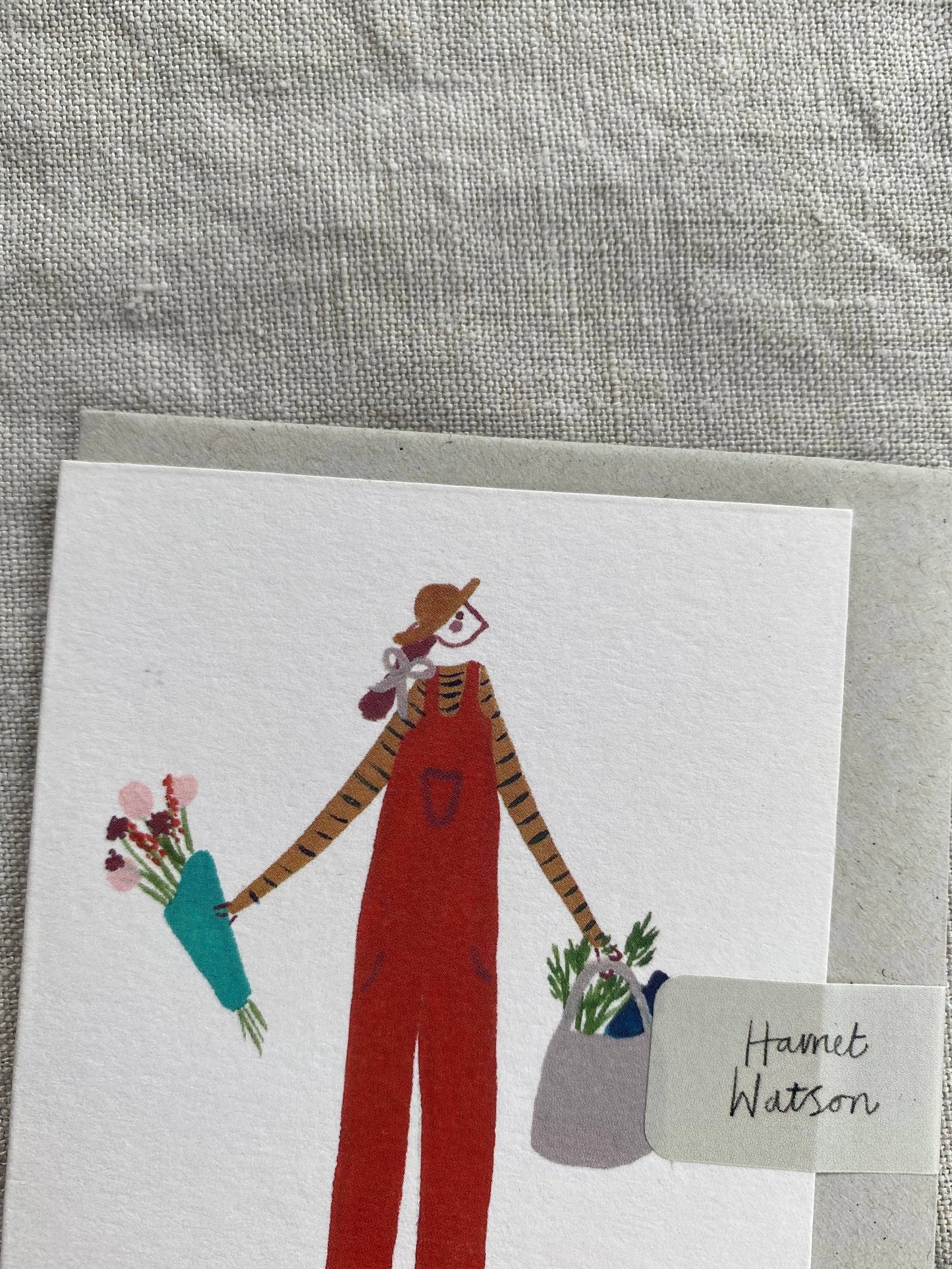 Girl in Dungarees mini card