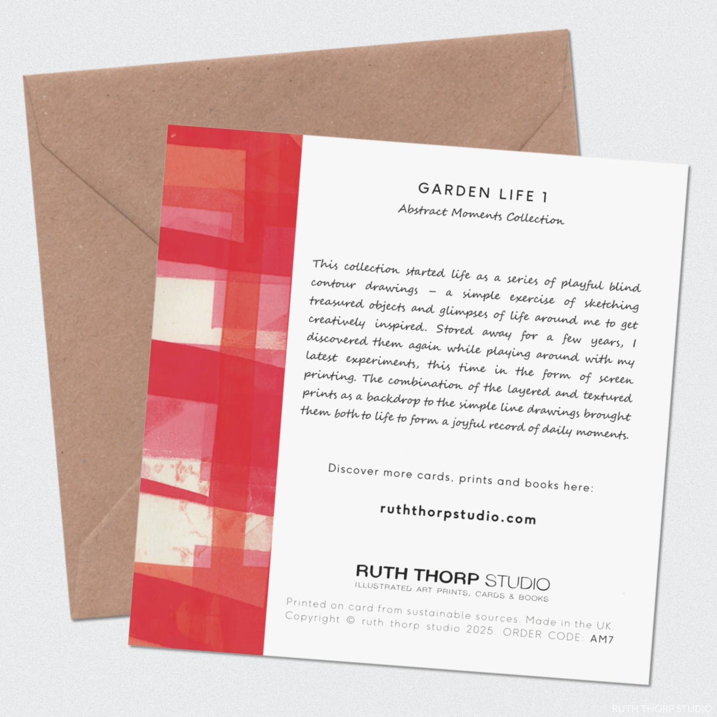 Garden Life 1 Individual Card: Abstract Moments Collection