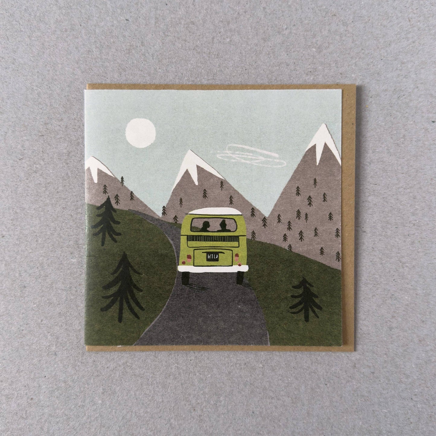 Campervan Road Trip Greetings Card