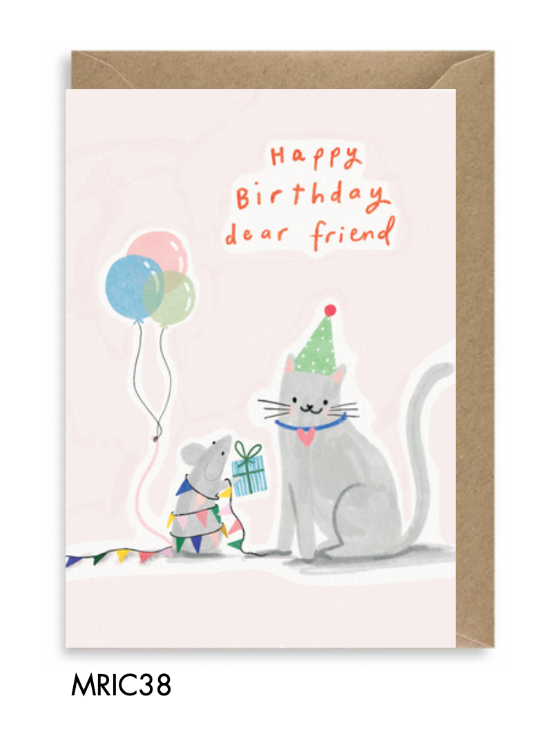 HAPPY BIRTHDAY DEAR FRIEND CARD