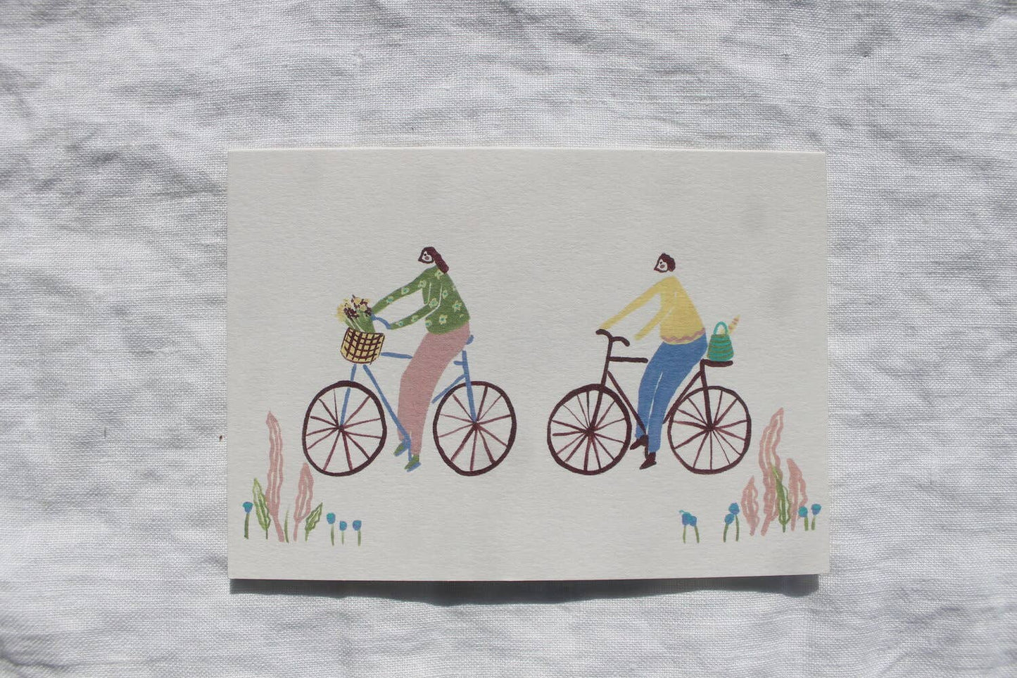 Off on a Bike ride card