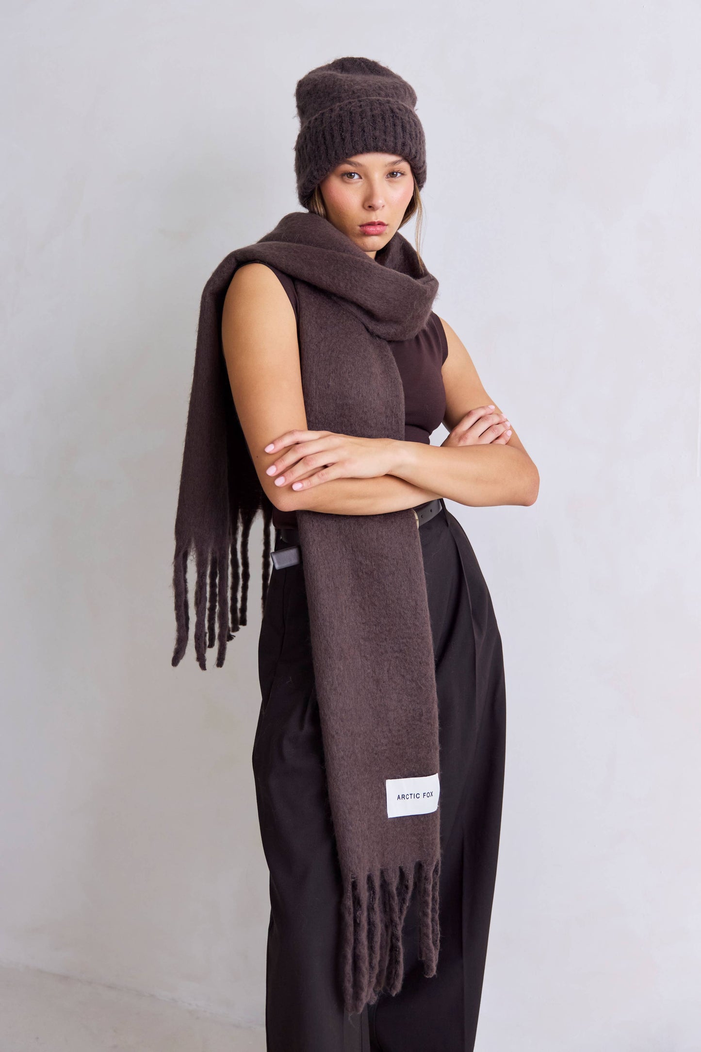 The Reykjavik Beanie Hat - 100% Recycled - Ground Coffee