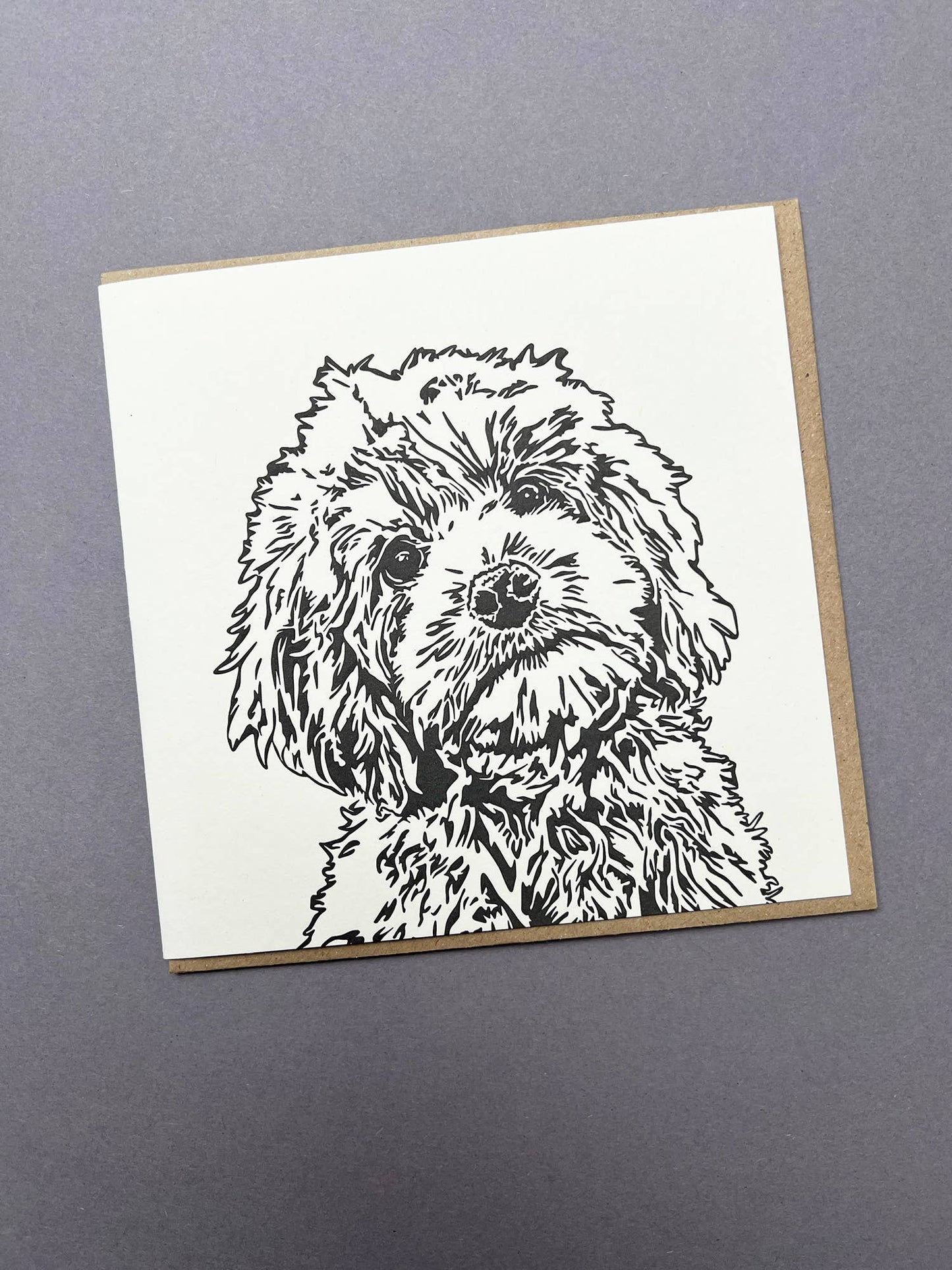 Cockapoo Puppy Card