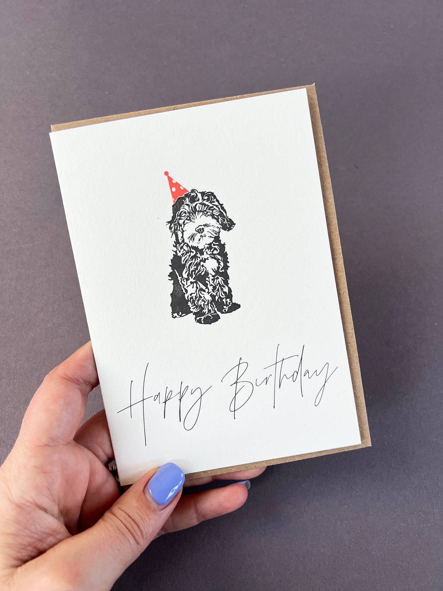 Birthday Cockapoo Card