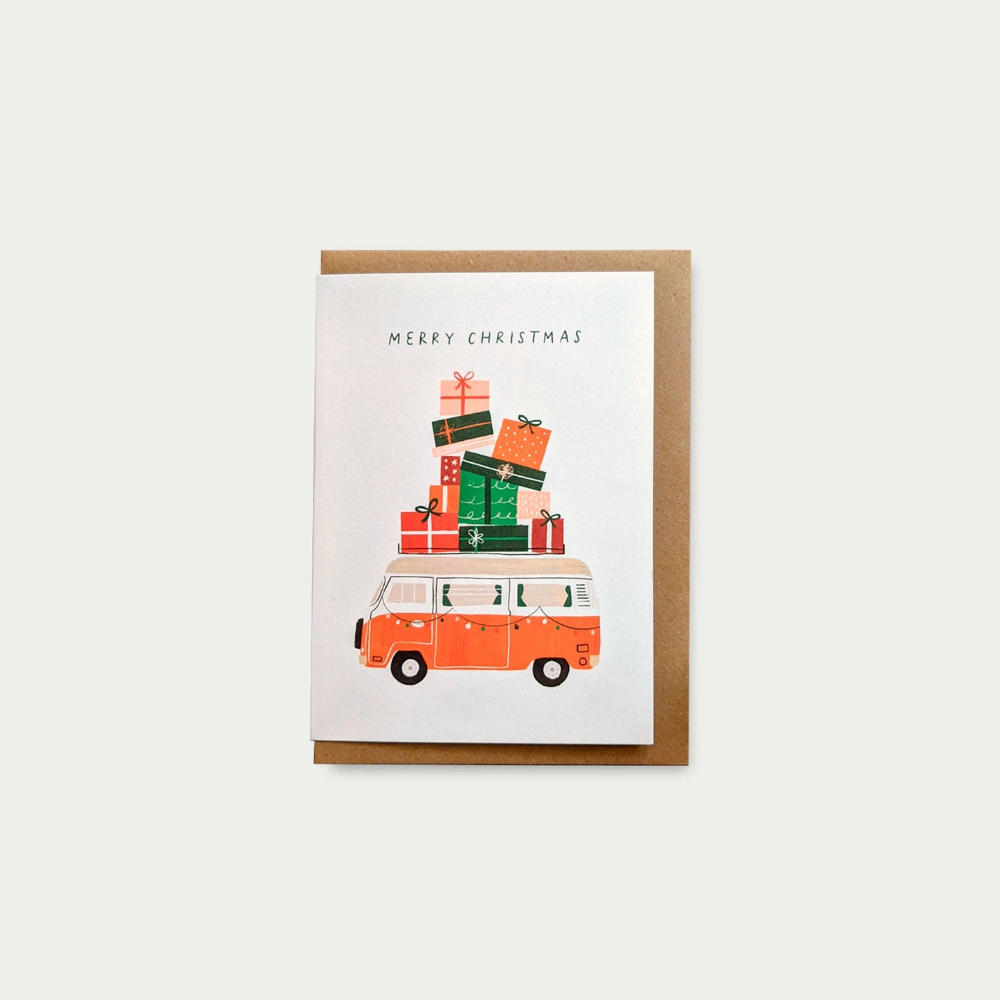 Campervan Christmas Greetings Card