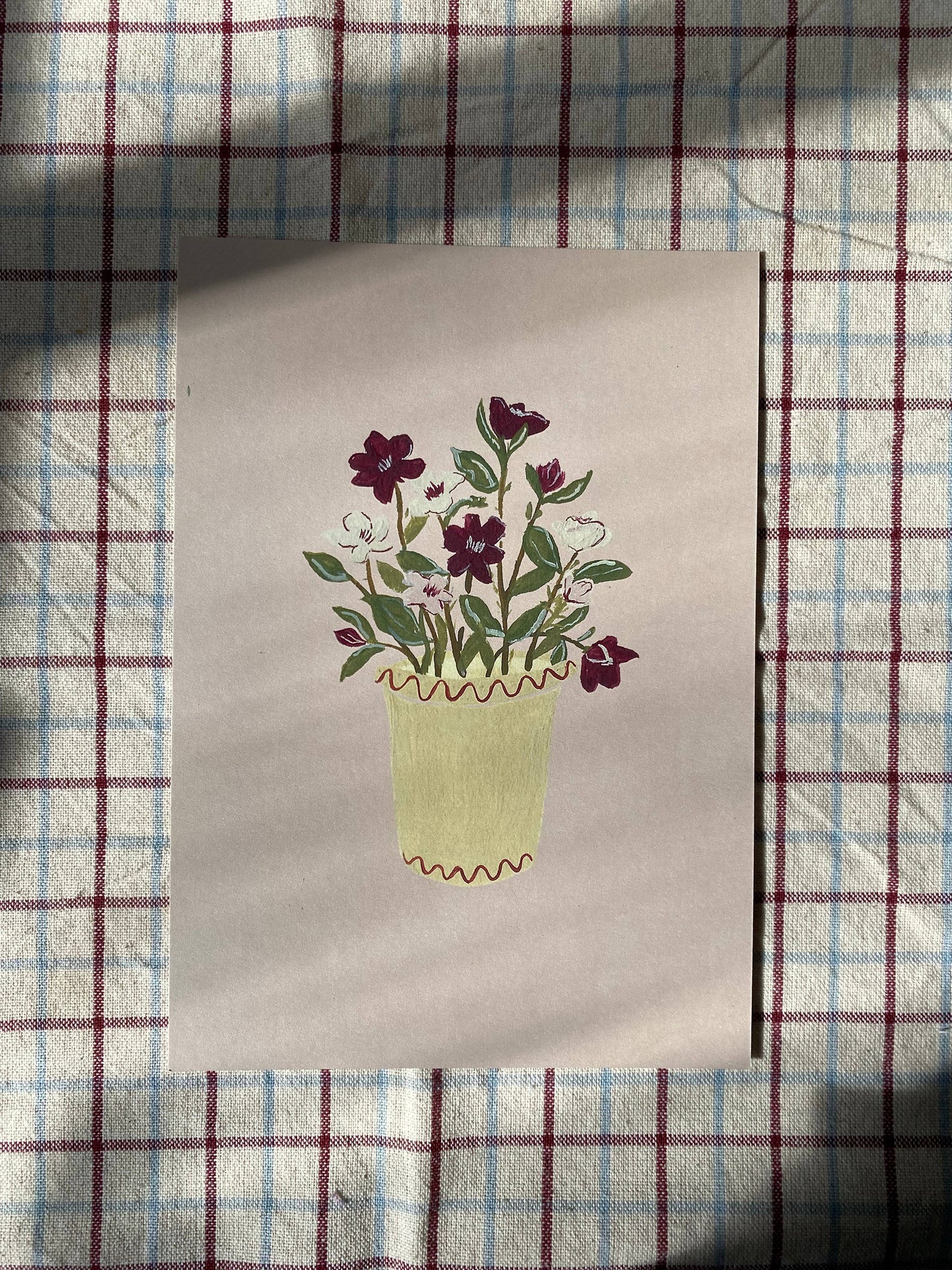 A5 print- Hellebore