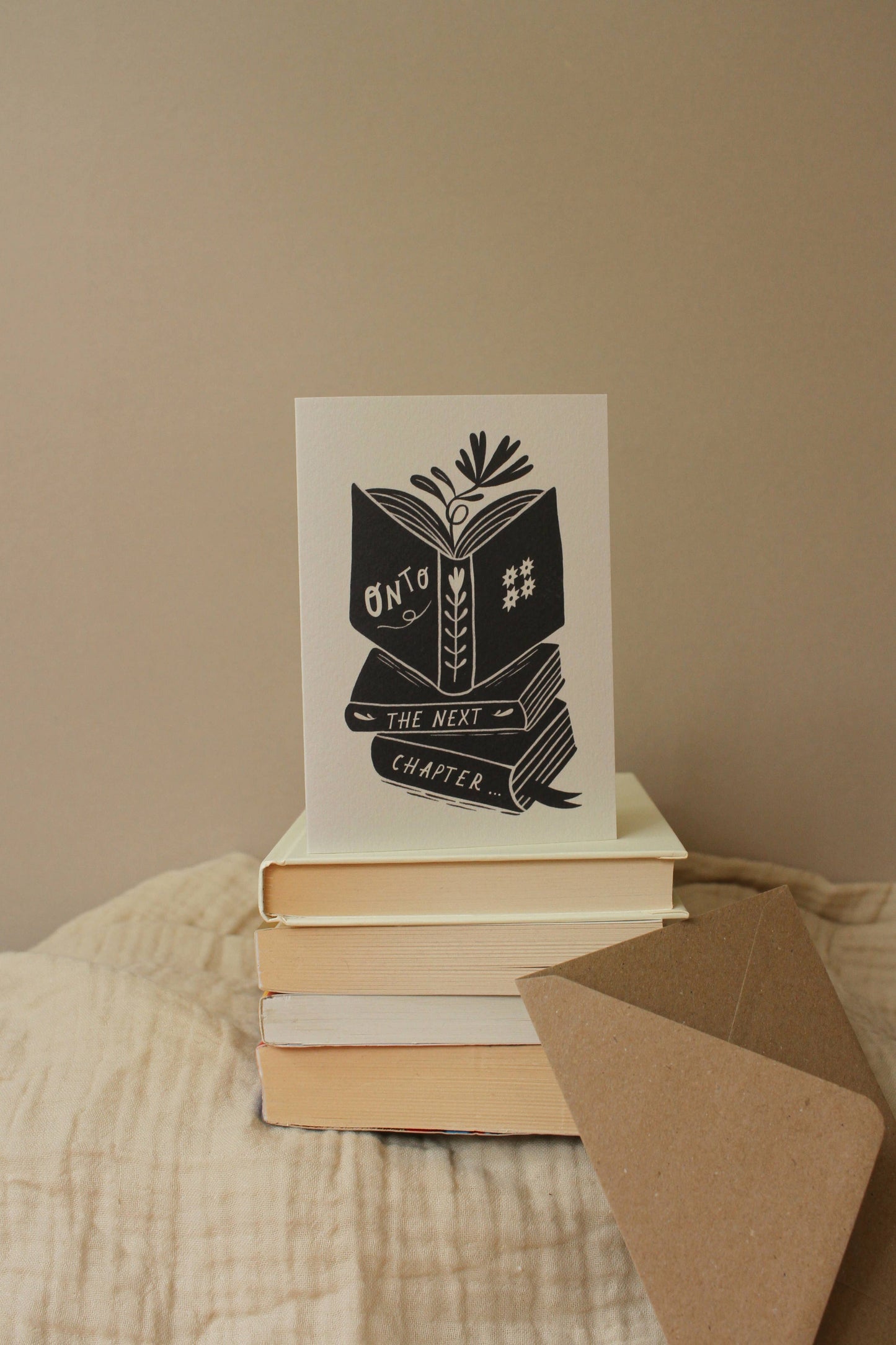 'Onto The Next Chapter...' Thoughtful Card
