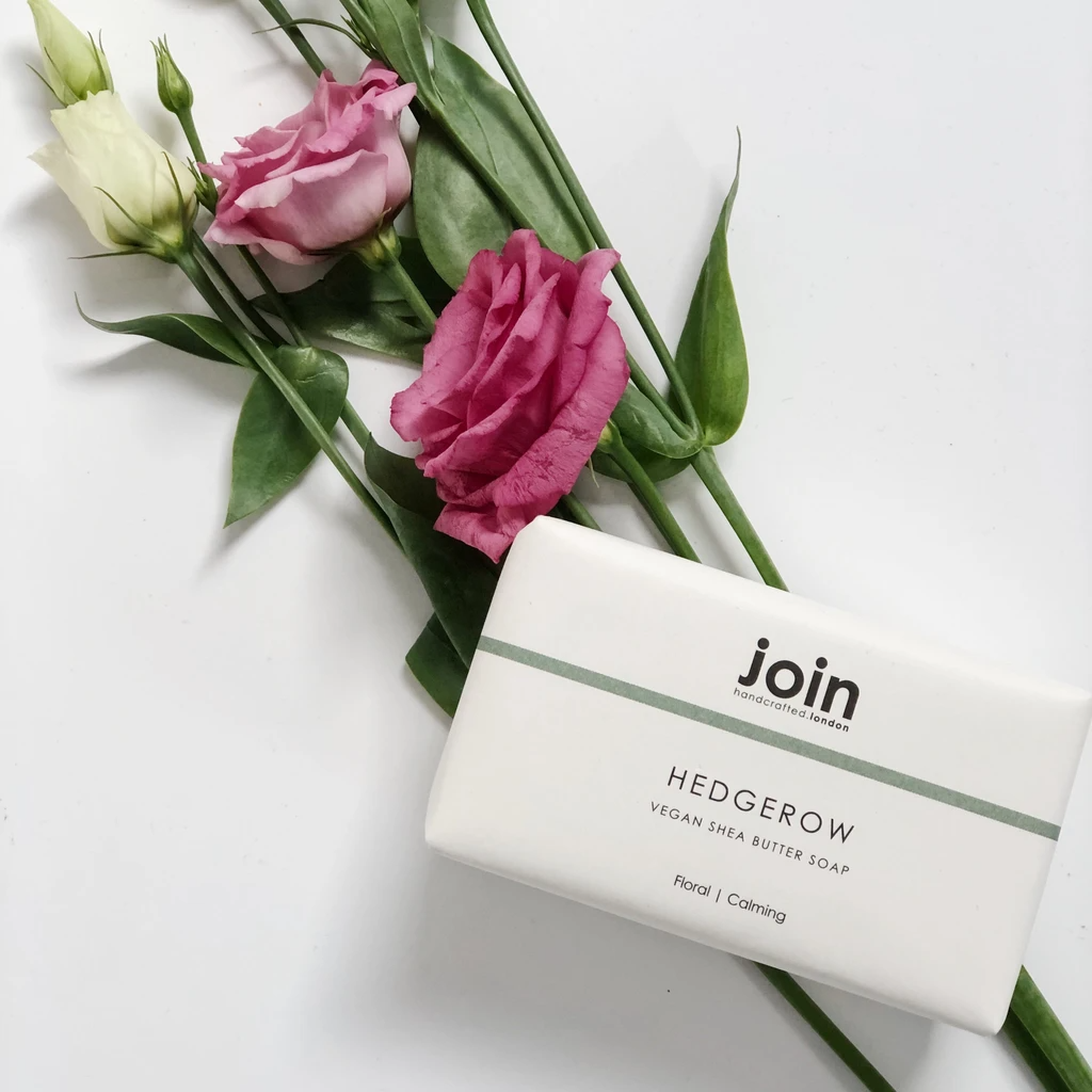 Vegan Shea Butter SOAP Bar - Hedgerow (Rose)