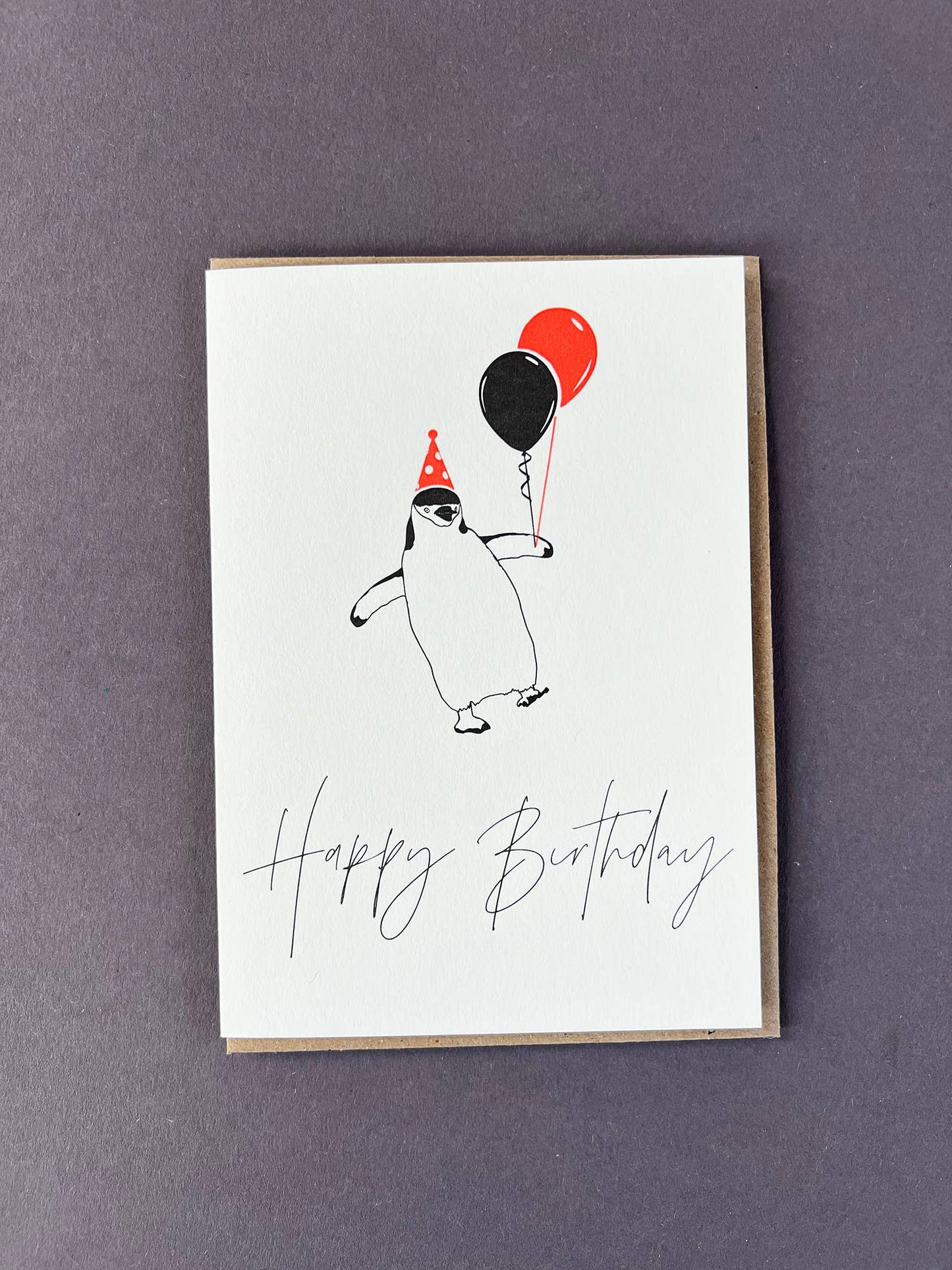 Birthday Penguin Card