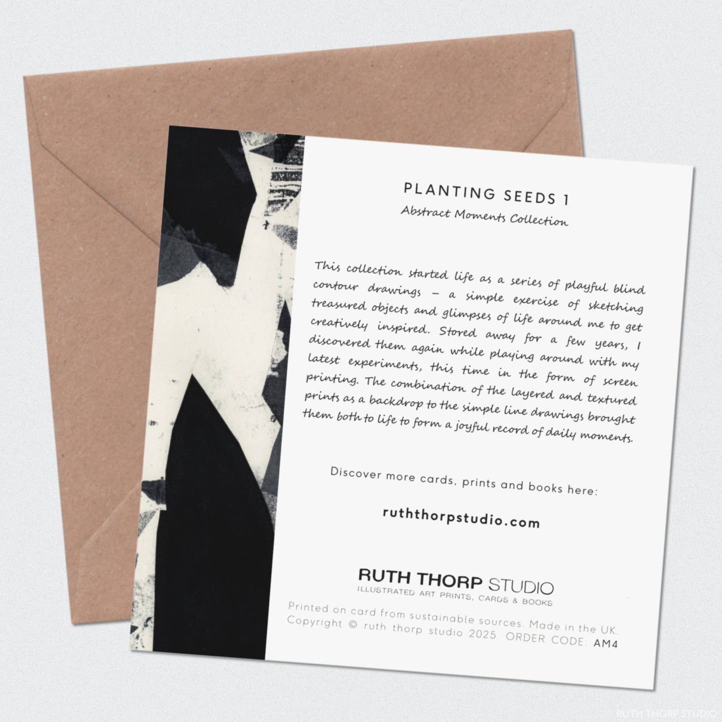 Planting Seeds 1 Individual Card: Abstract Moments