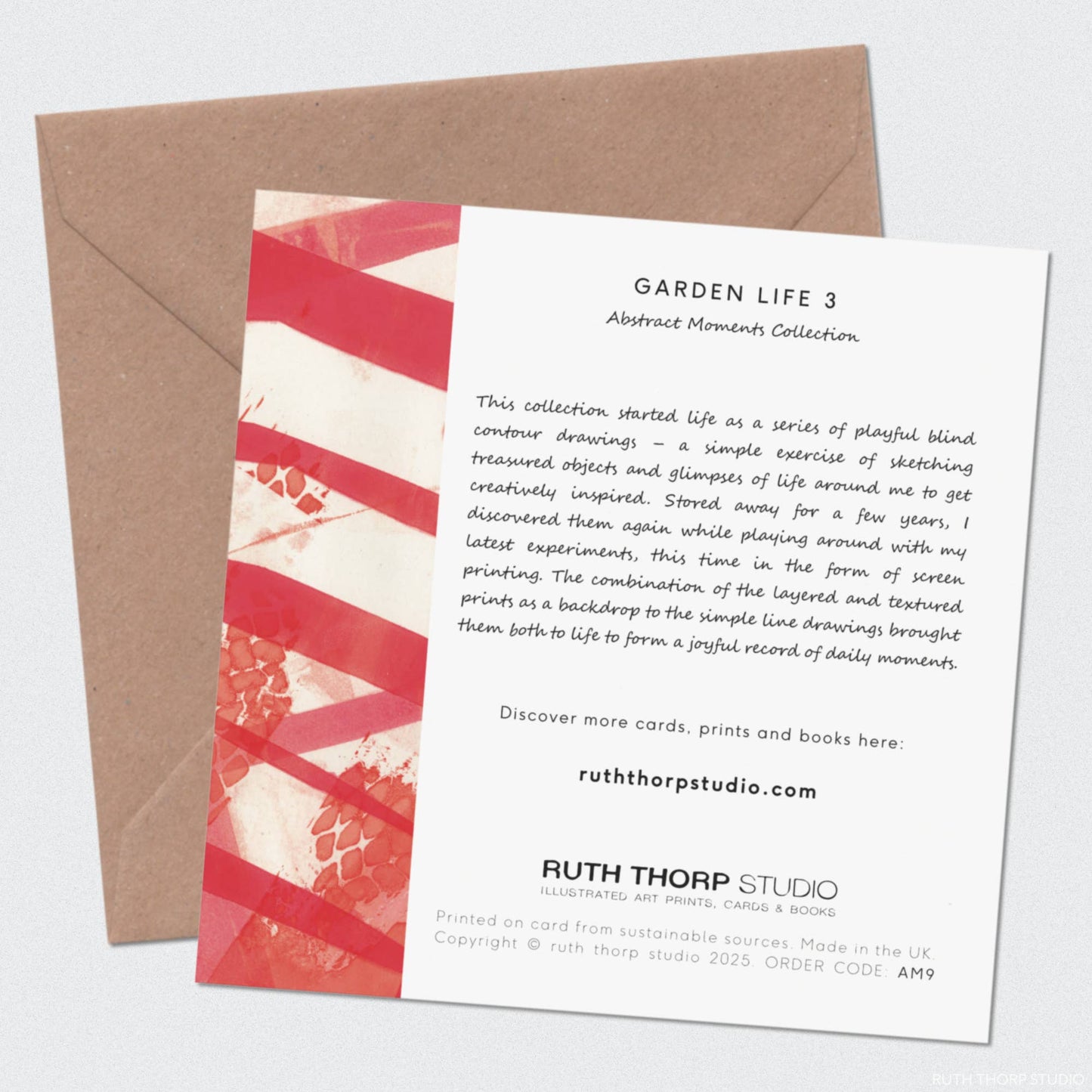 Garden Life 3 Individual Card: Abstract Moments Collection