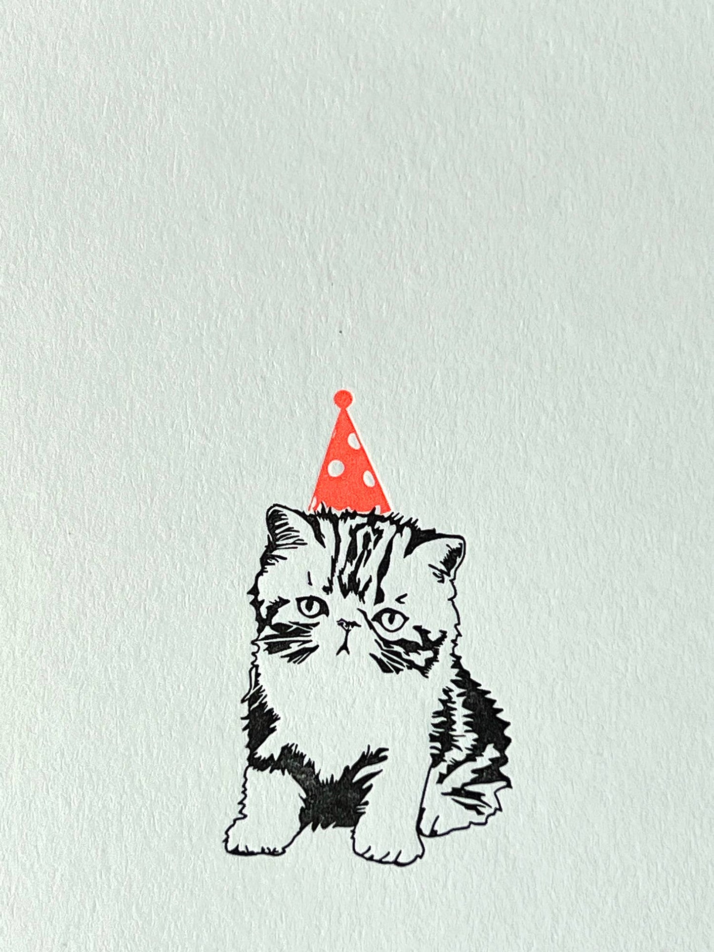 Birthday Cat Card