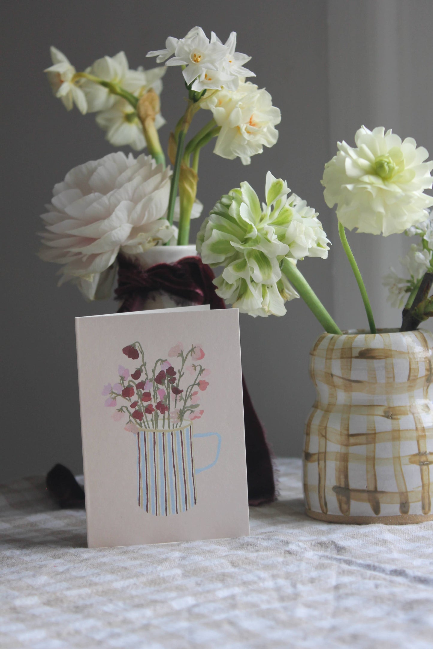 Sweet Peas mini card