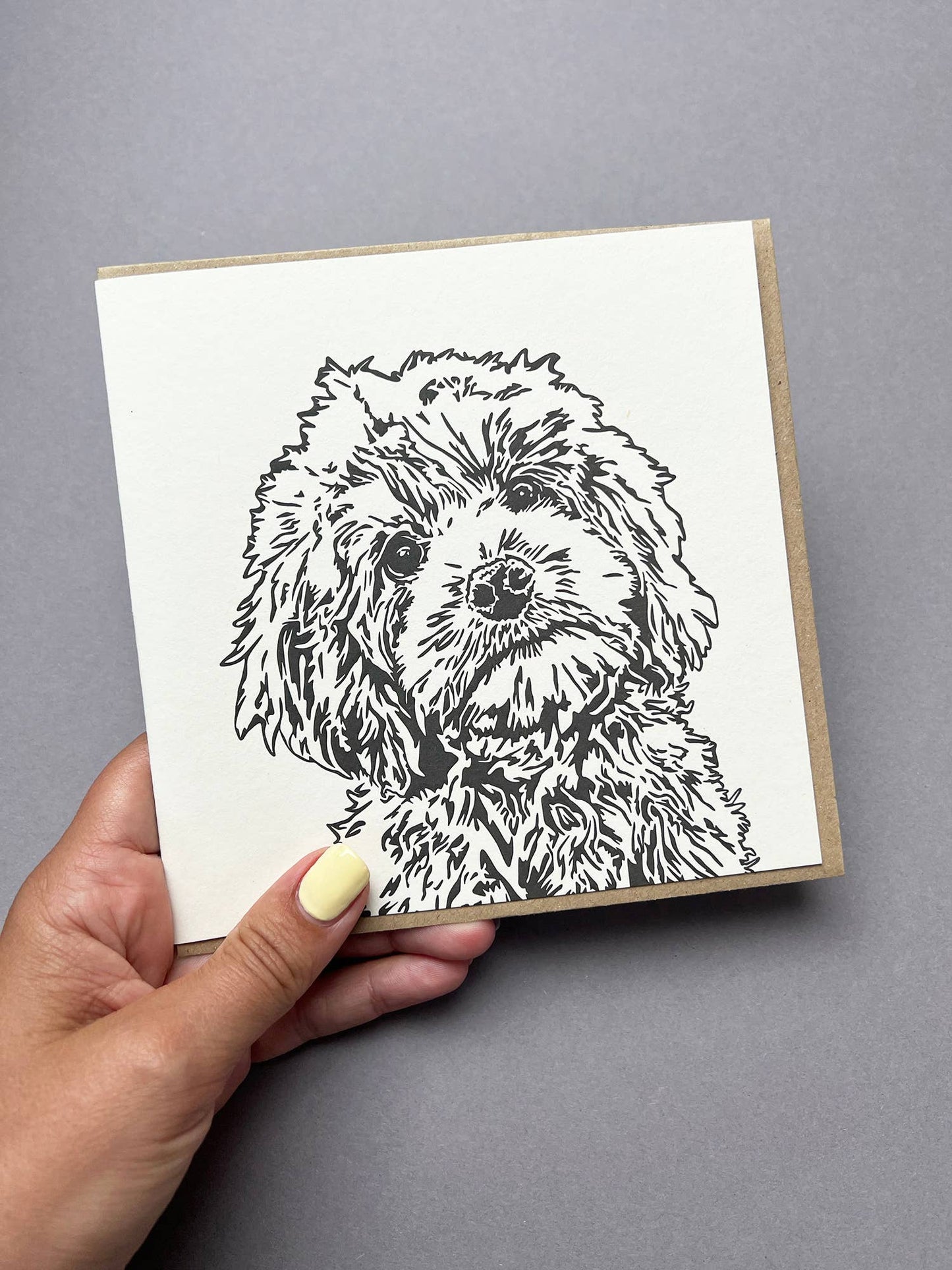 Cockapoo Puppy Card