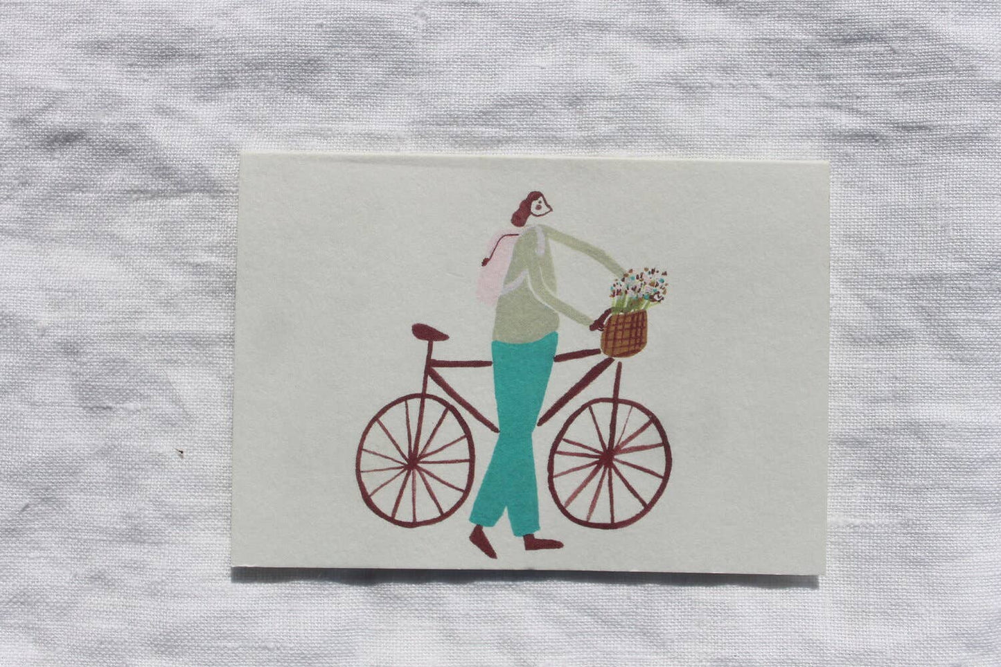 Morning Cycle mini card