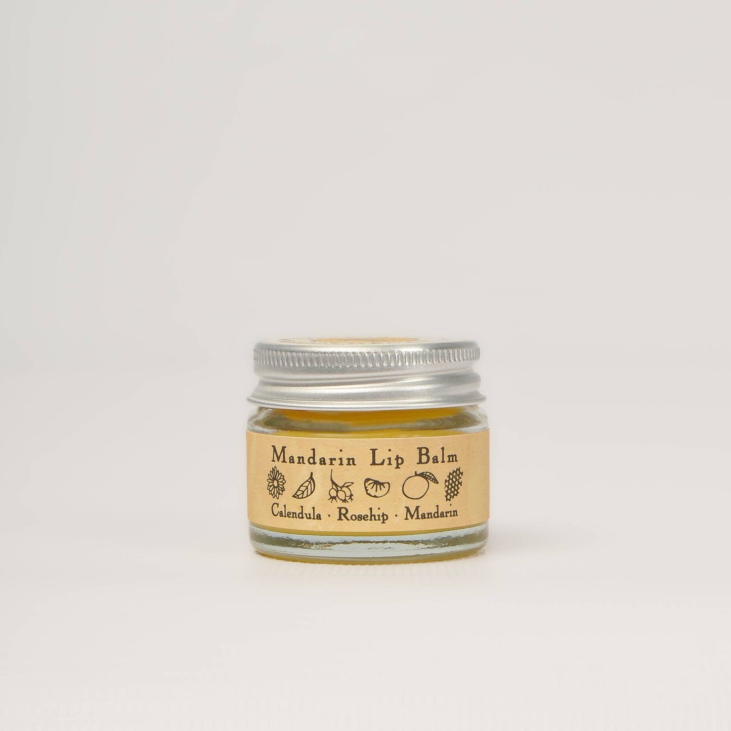 Mandarin Lip Balm | Organic Rosehip and Calendula