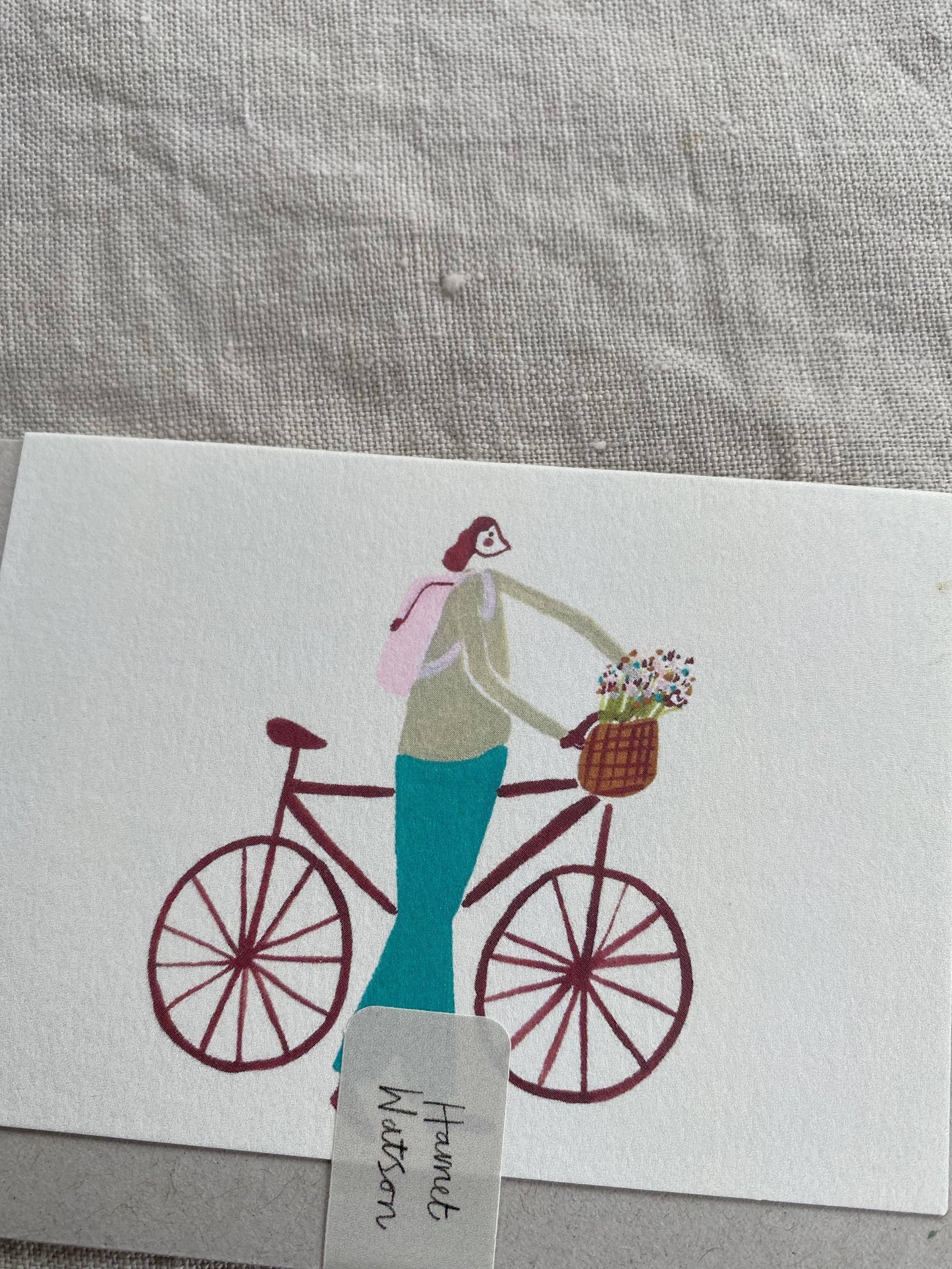 Morning Cycle mini card