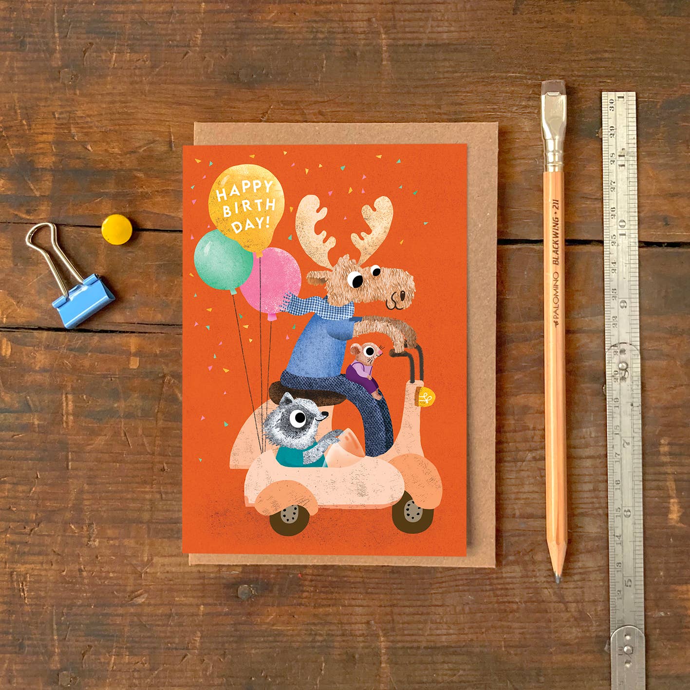 Birthday Motorcycle Greeting Card