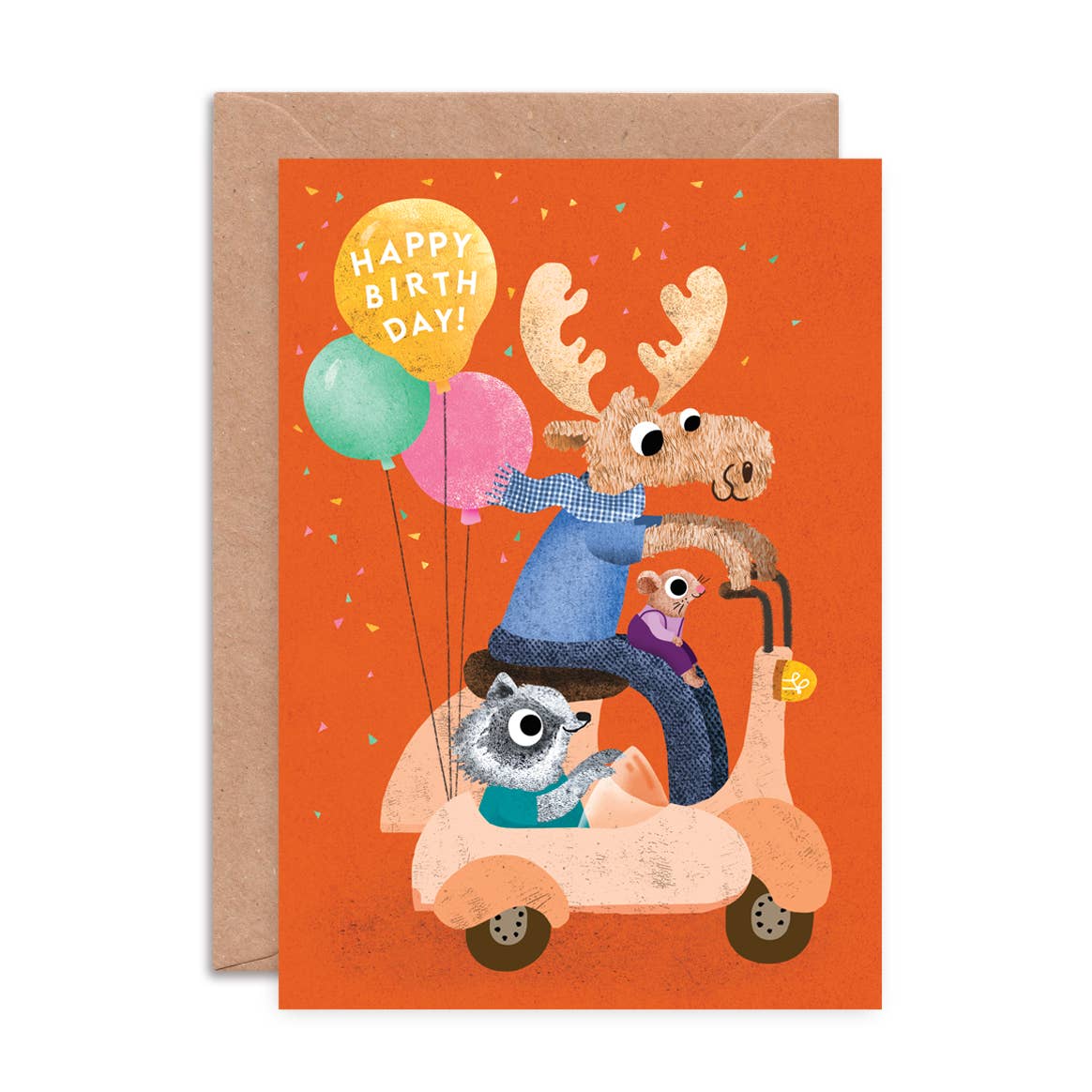 Birthday Motorcycle Greeting Card