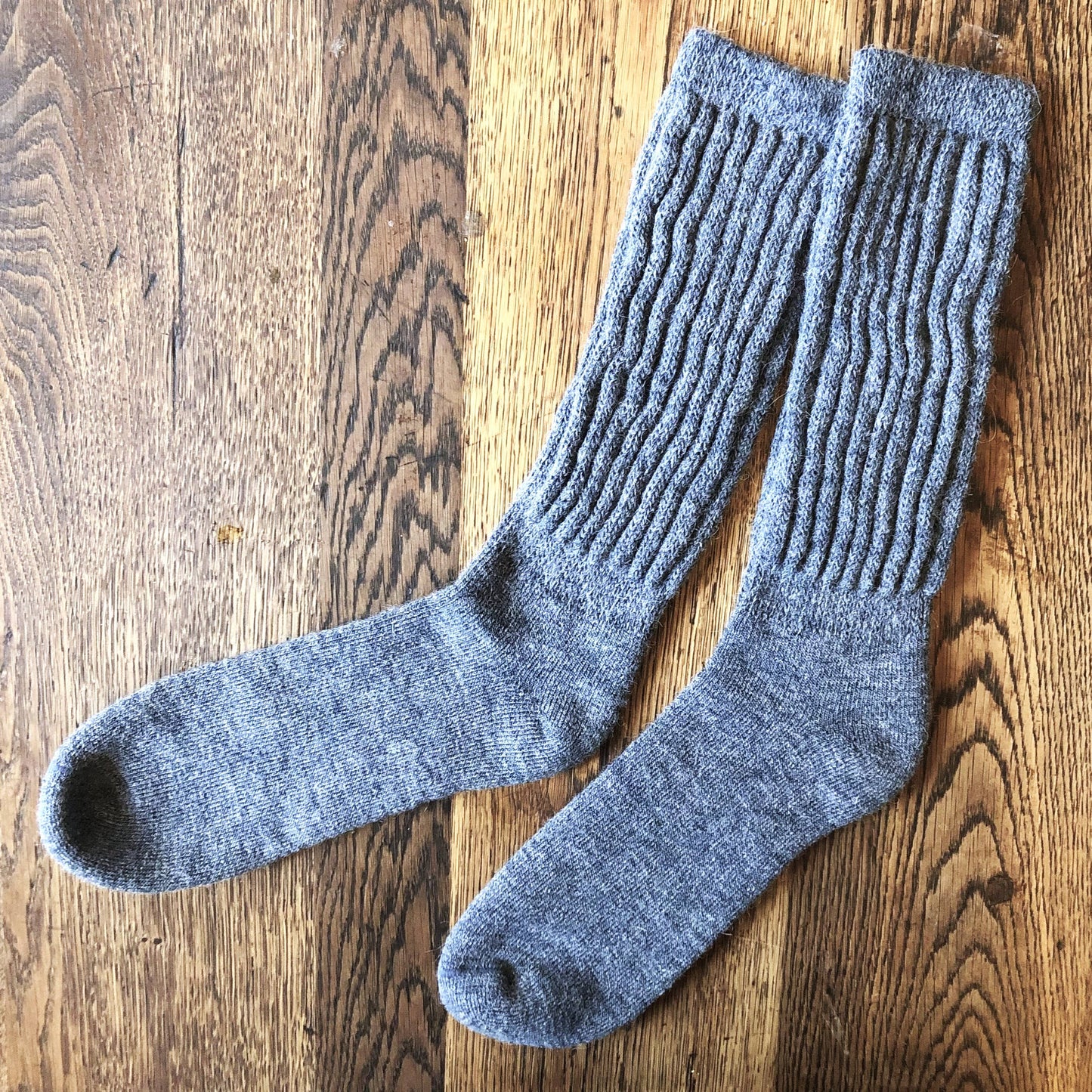Alpaca Ribbed Socks Larger size
