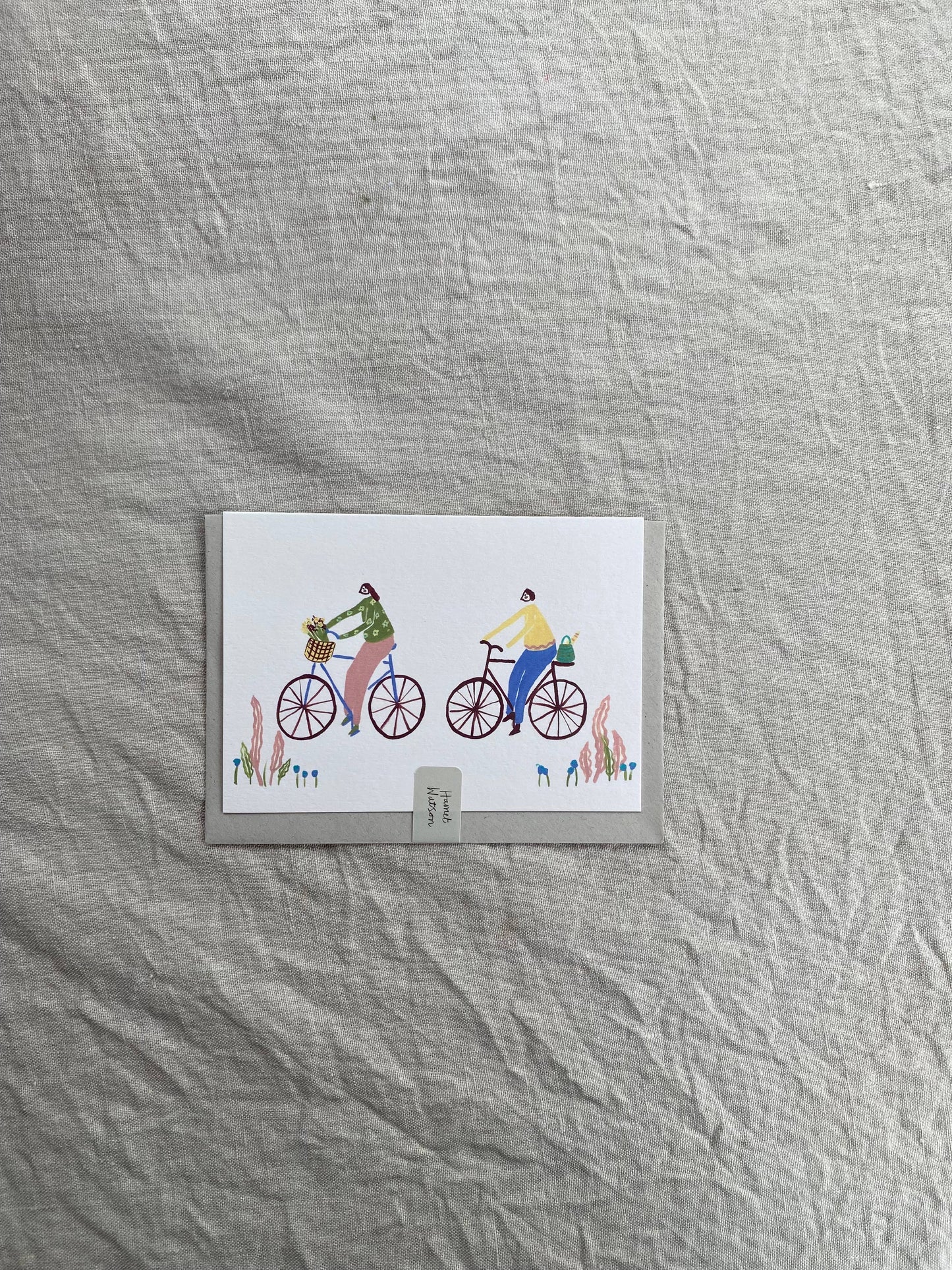 Off on a Bike ride card