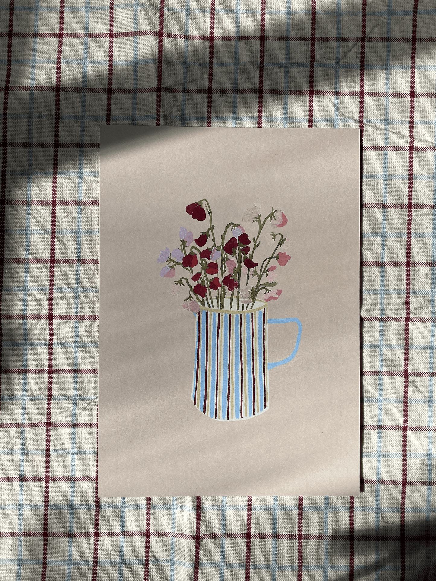 A5 print- Sweet Peas