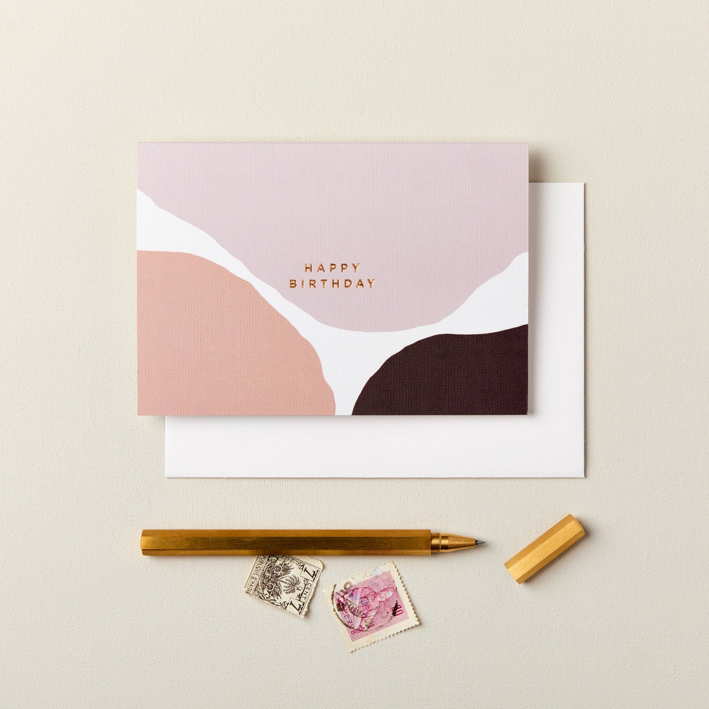 Lilac Birthday Card | Female Birthday Card | Modern Card