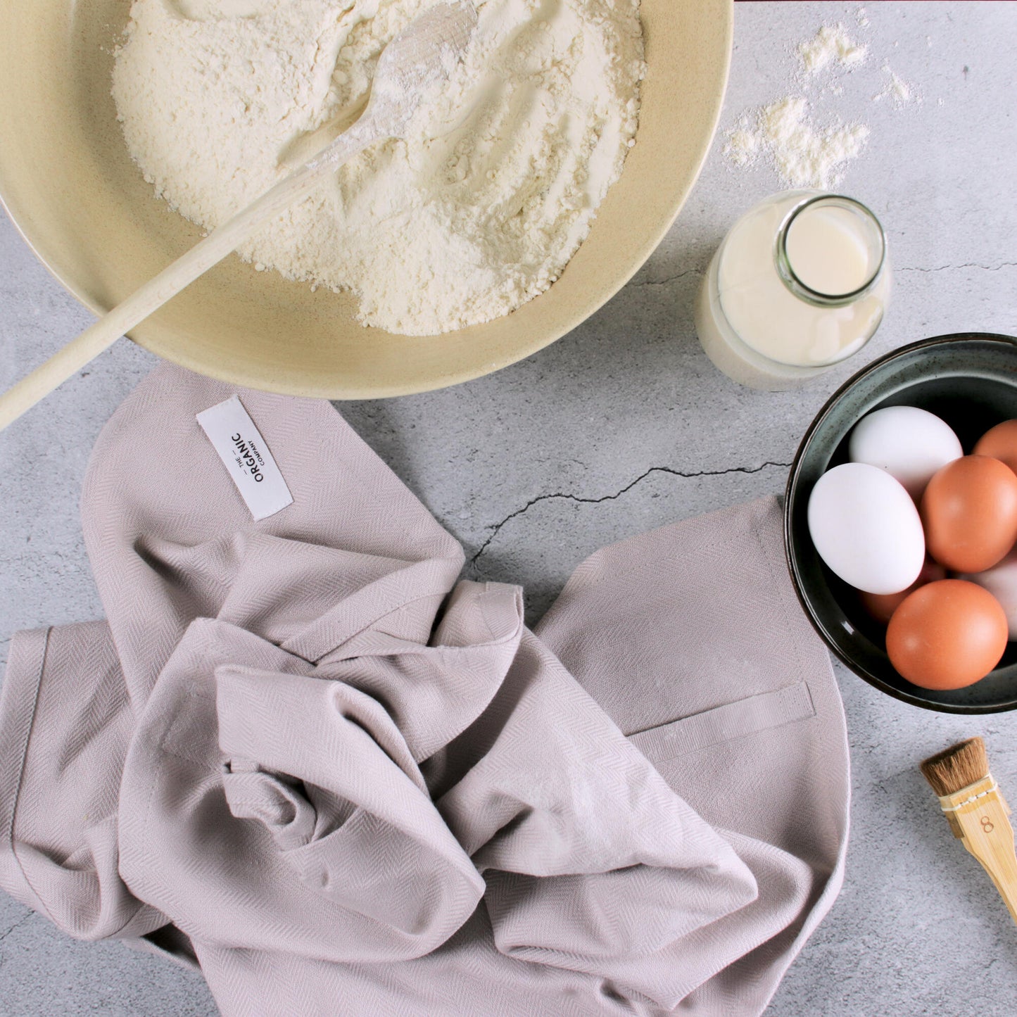 Large Organic Cotton Kitchen Towel