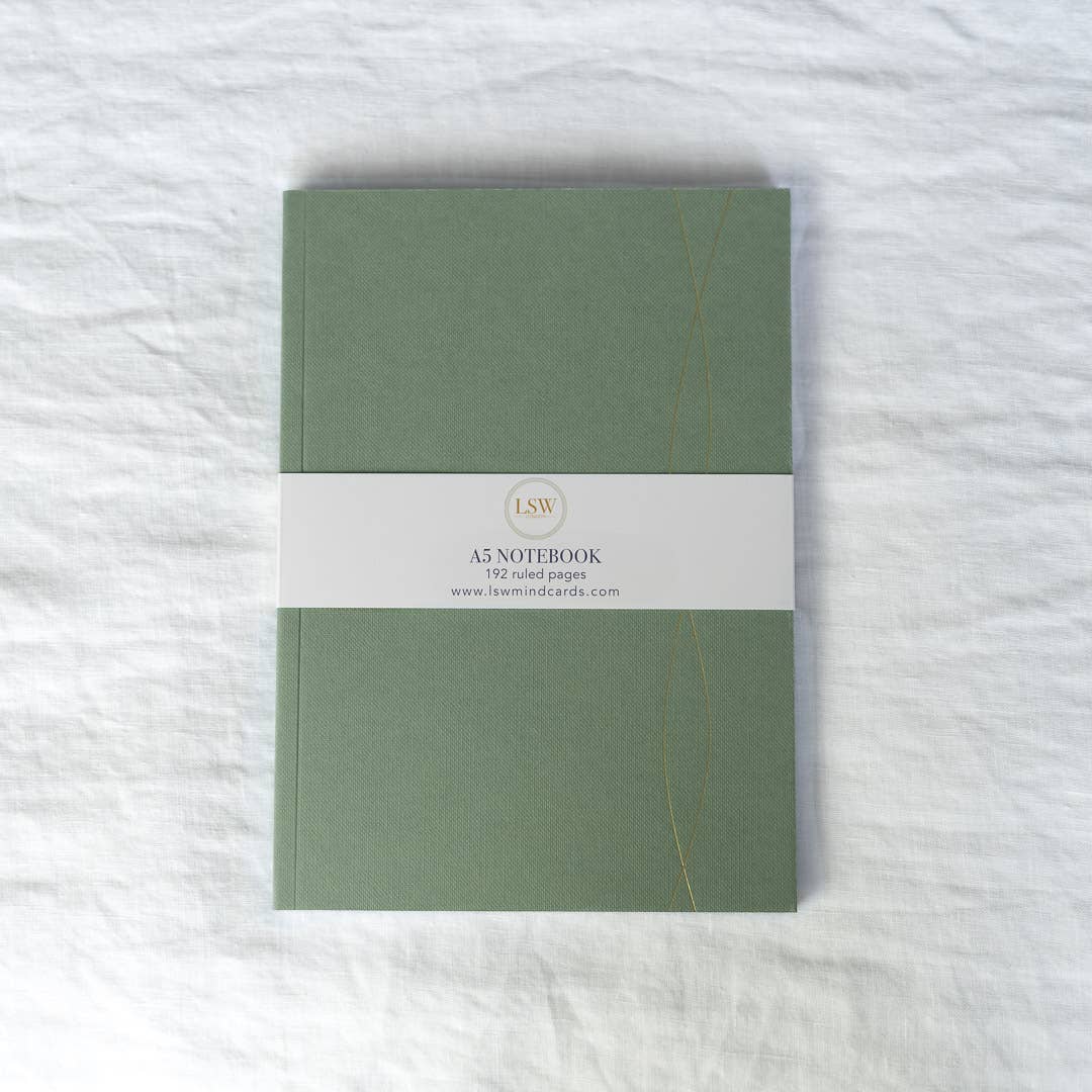 A5 lined notebooks - Beautiful 192-page ruled notepads