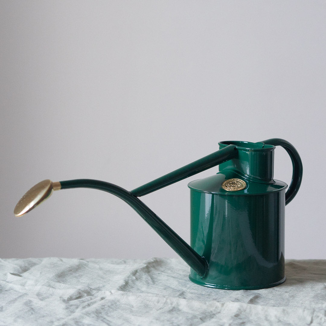 Rowley Ripple Multi-Purpose Metal Watering Can (2 pint) - Green