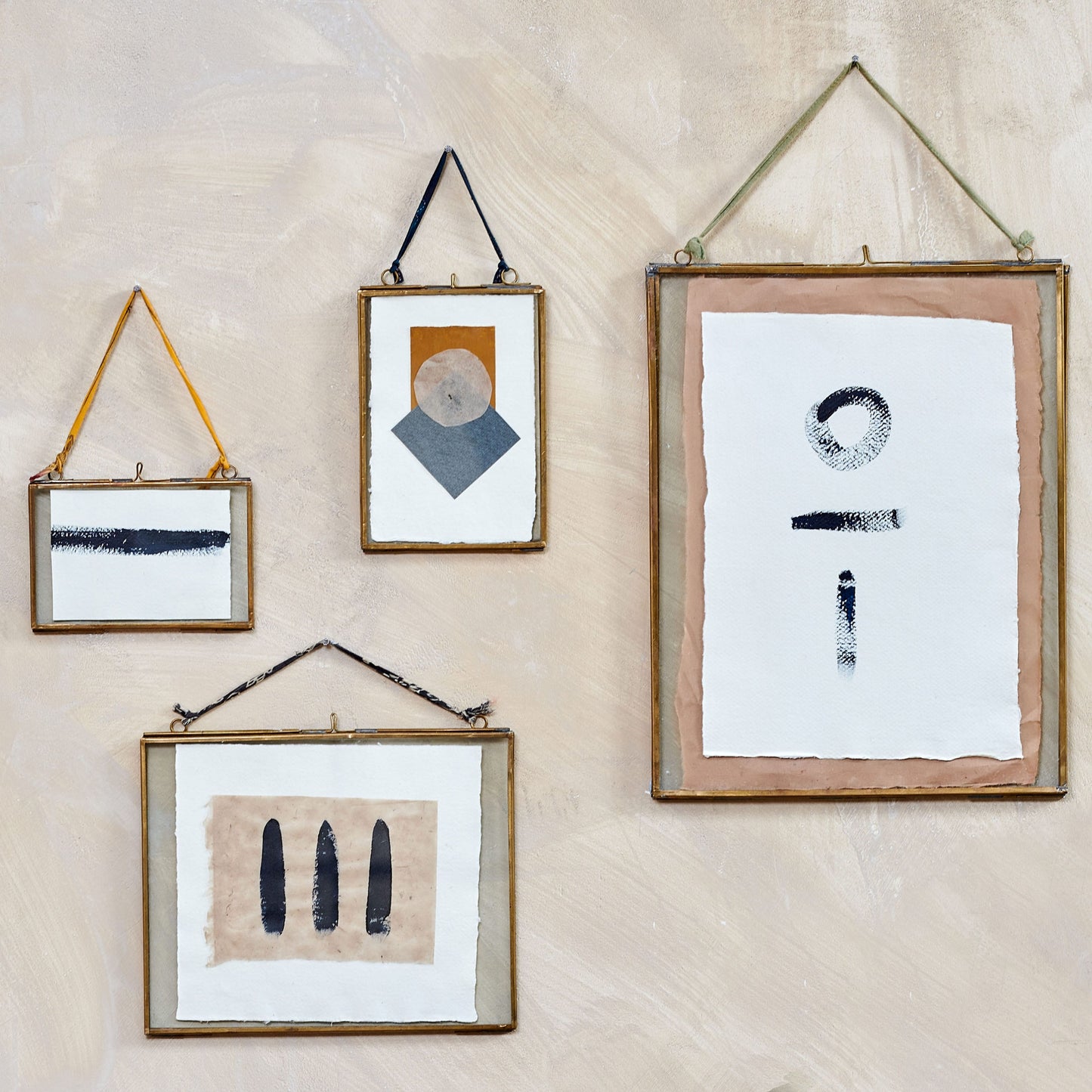 Sari Antique Brass Frame
