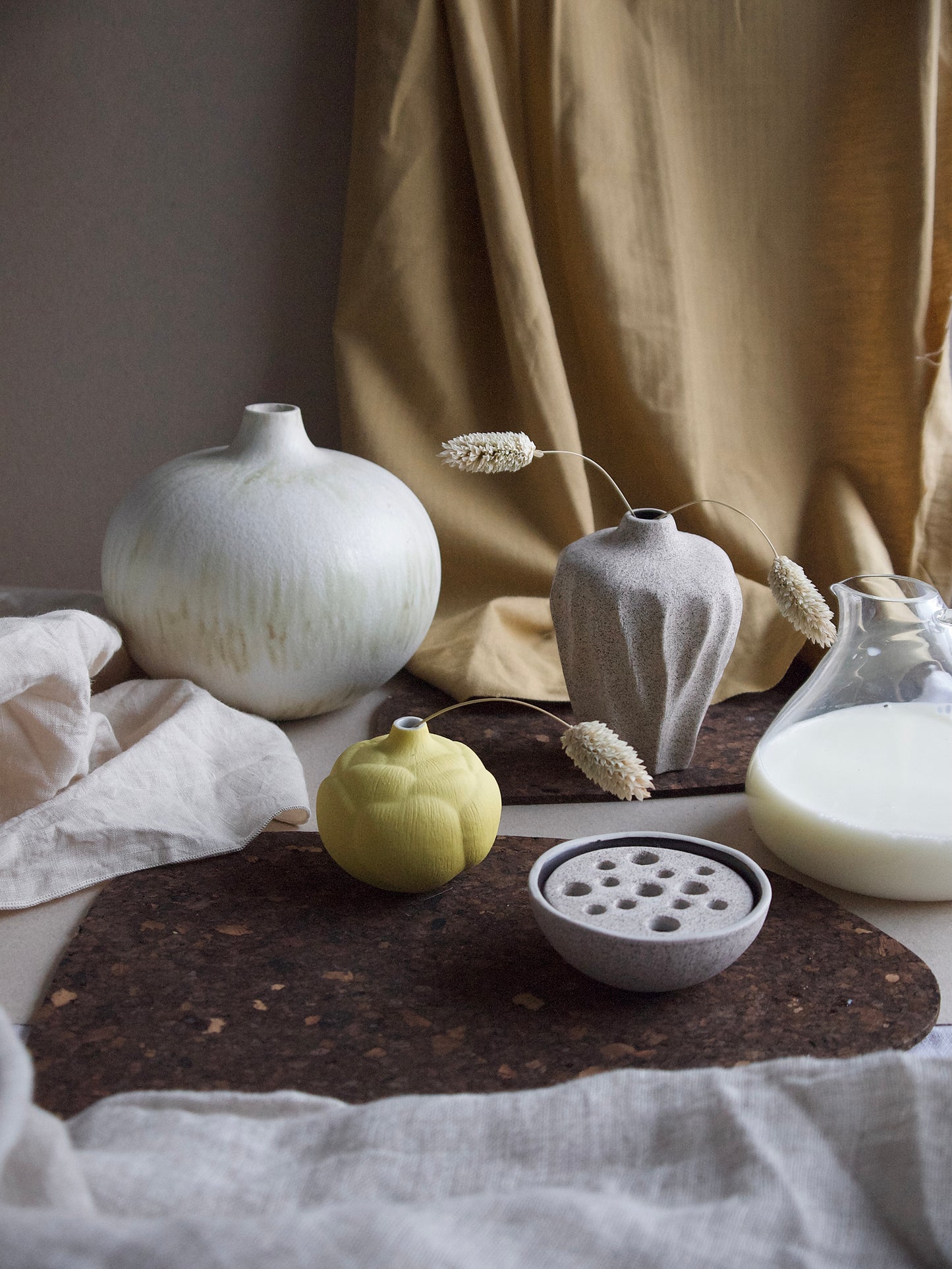 Lindform Bari XL Vase - CreamWhiteGreen