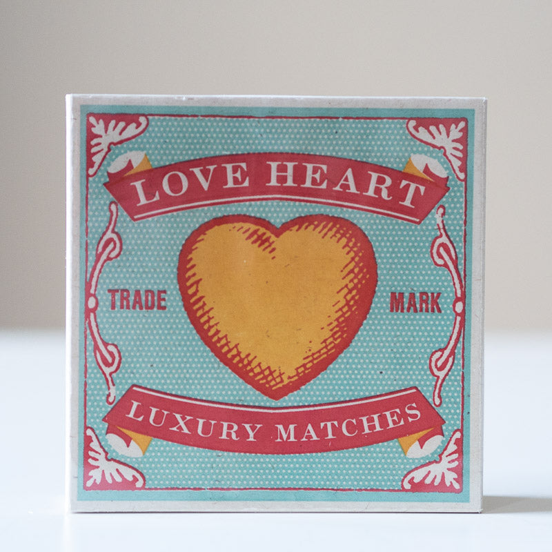 Luxury Square Matchbox - Love Heart