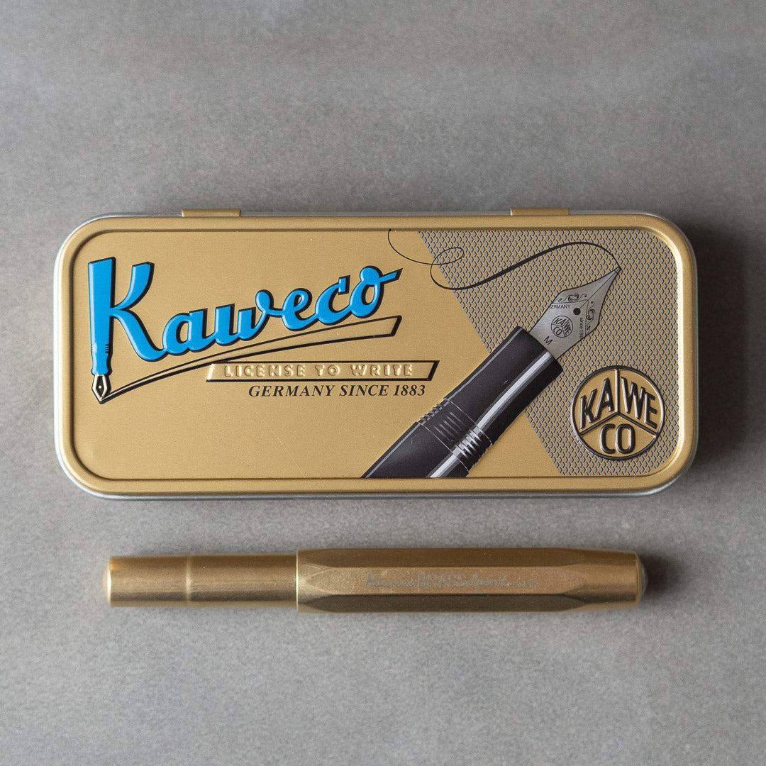 KAWECO BRASS SPORT FOUNTAIN PEN