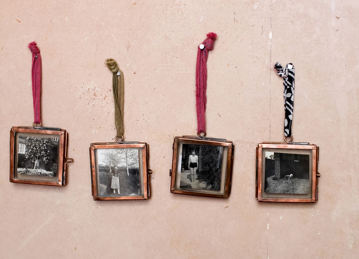 Tiny Hope Antique Brass Photo Frame