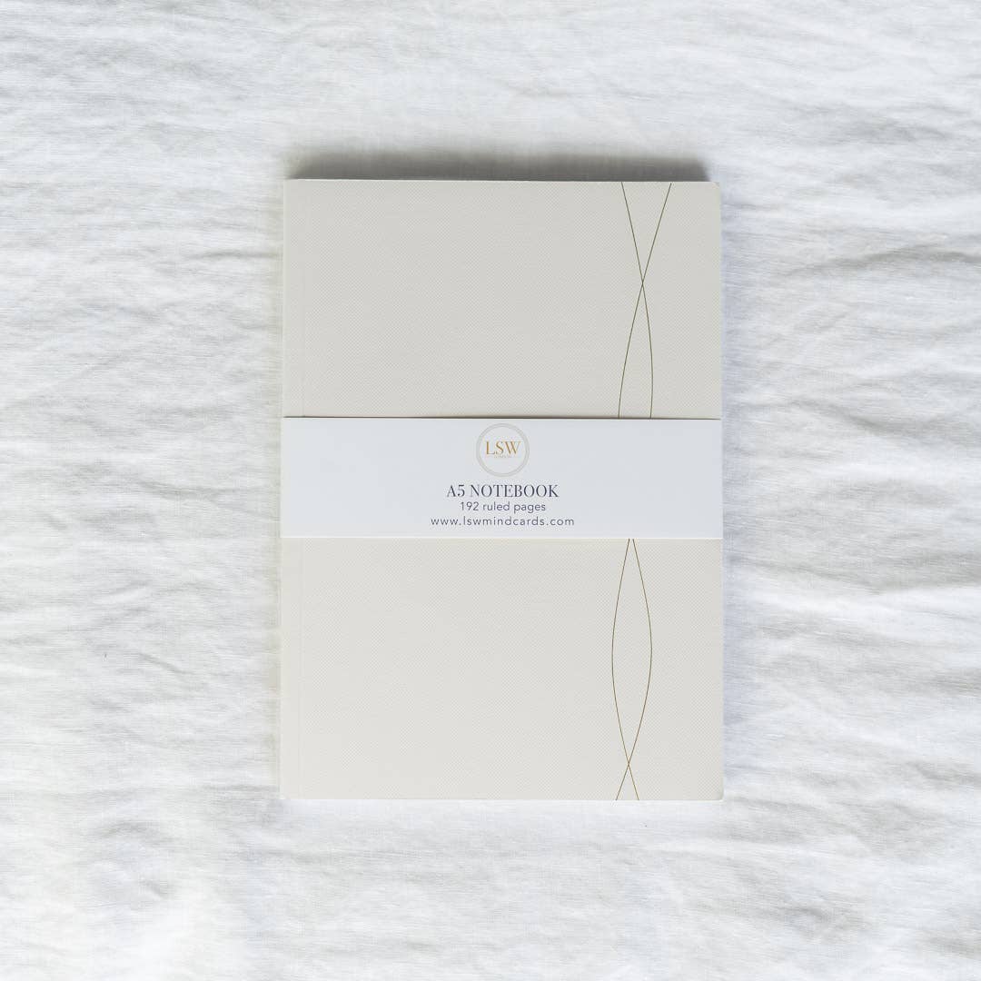 A5 lined notebooks - Beautiful 192-page ruled notepads