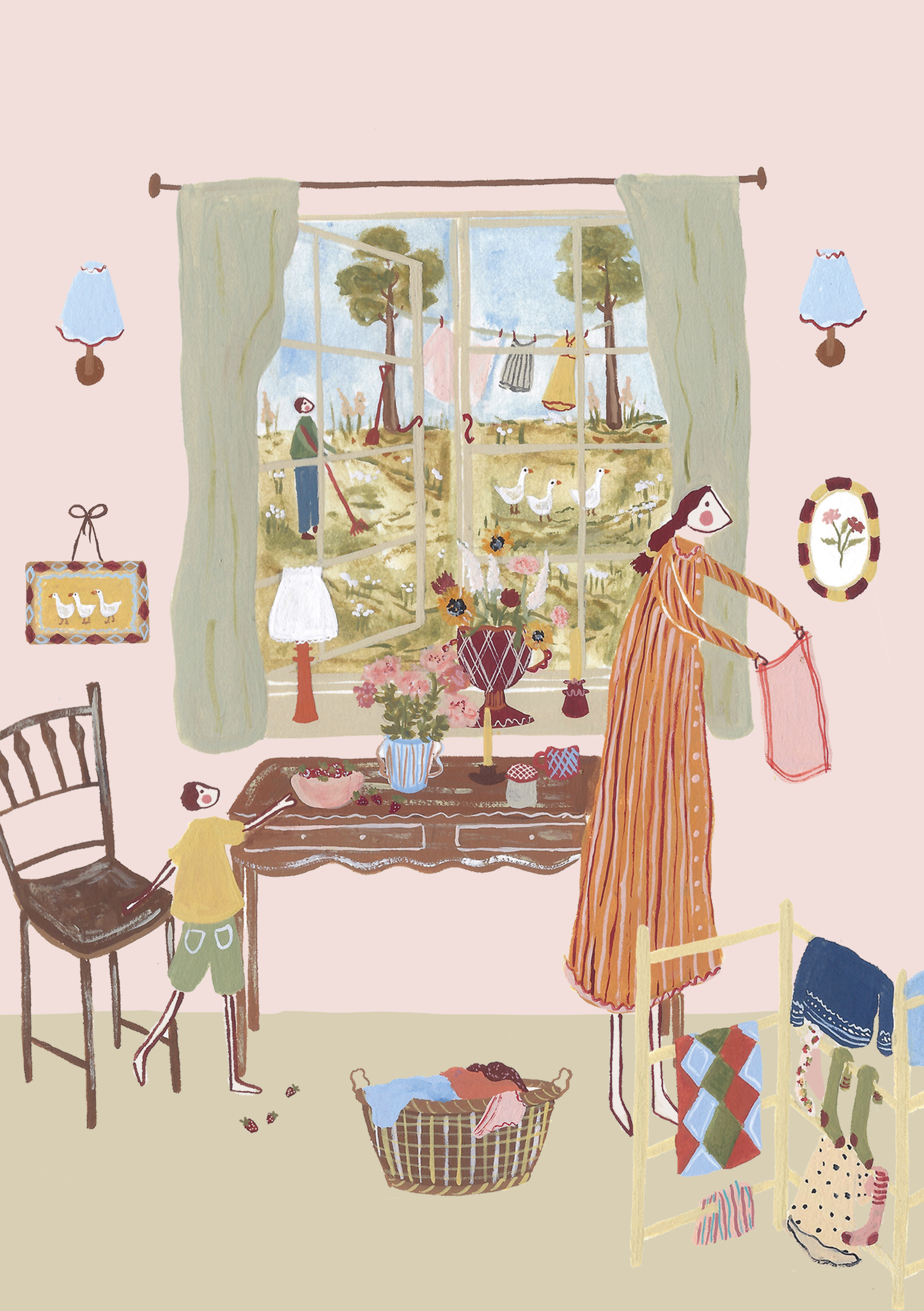 Autumn Mornings card