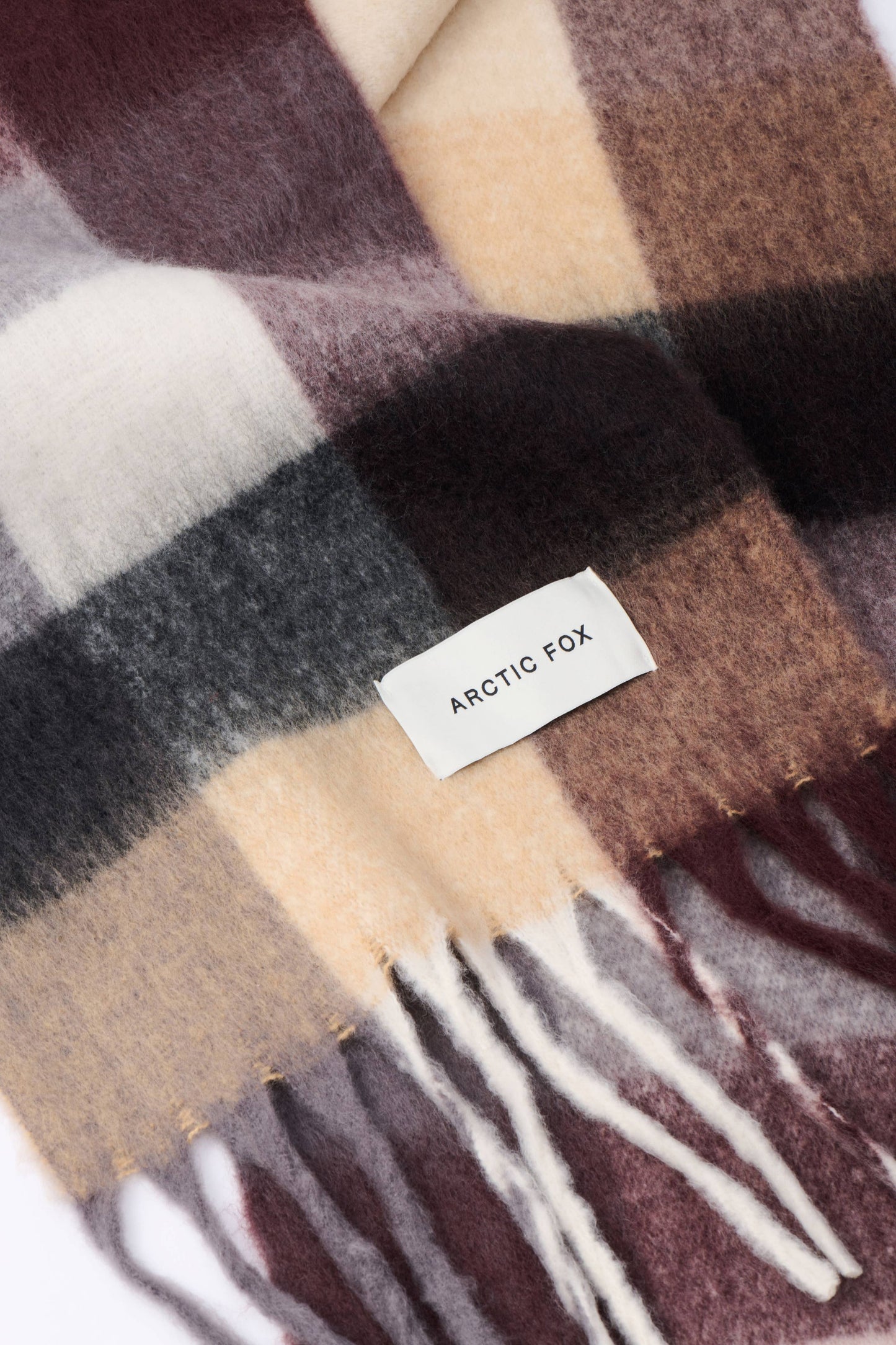 The Reykjavik Scarf - 100% Recycled - Purple/Brown  - AW25