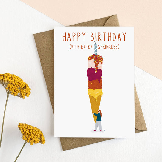 Illustrated Birthday Card