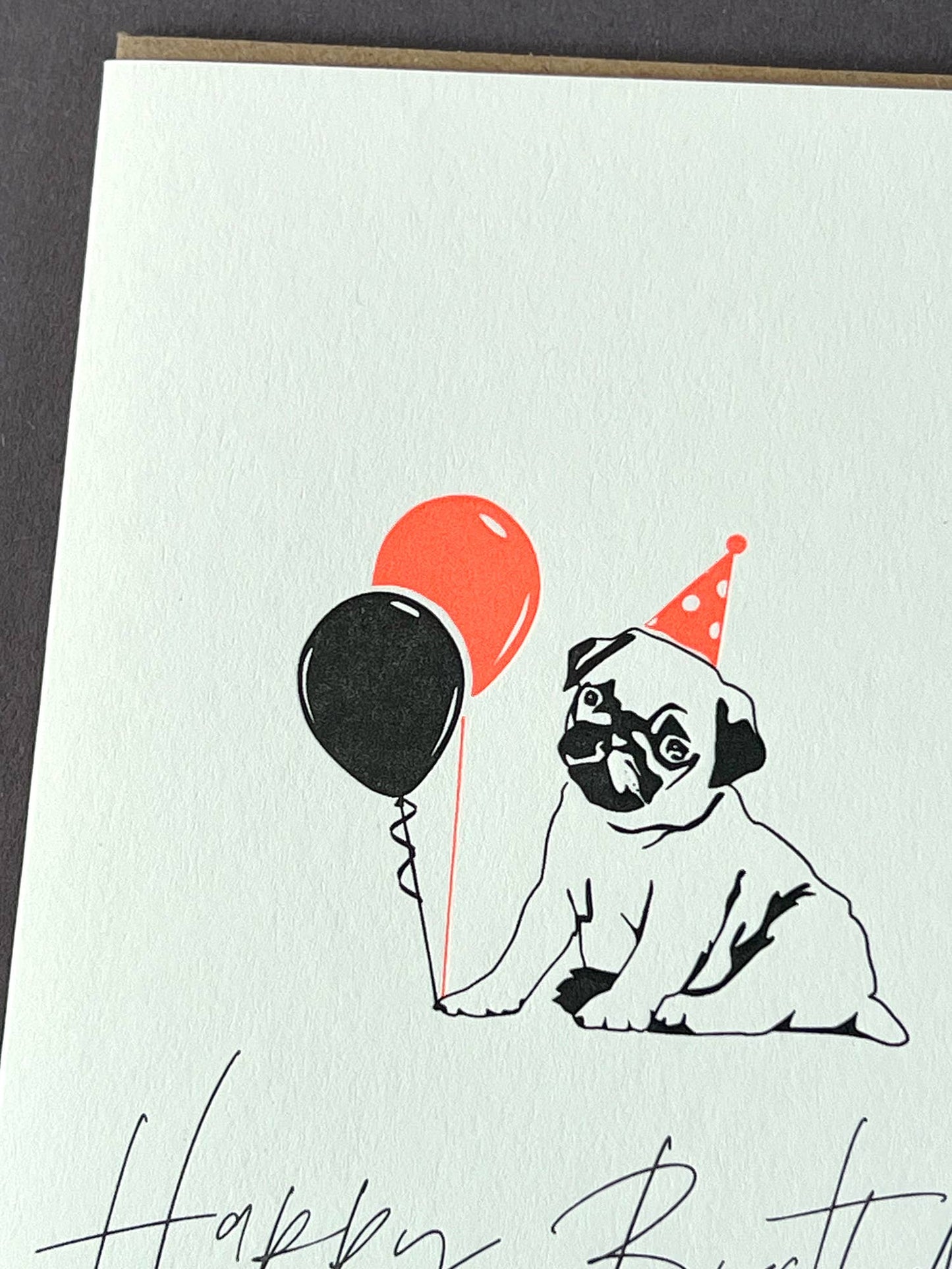 Birthday Pug Card